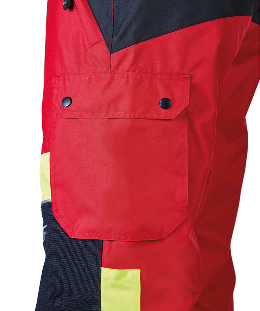 PSS Regenhose wasserdicht / Outdoorhose X-treme Rain Rot/Gelb - bei KOX online bestellen | XX72207
