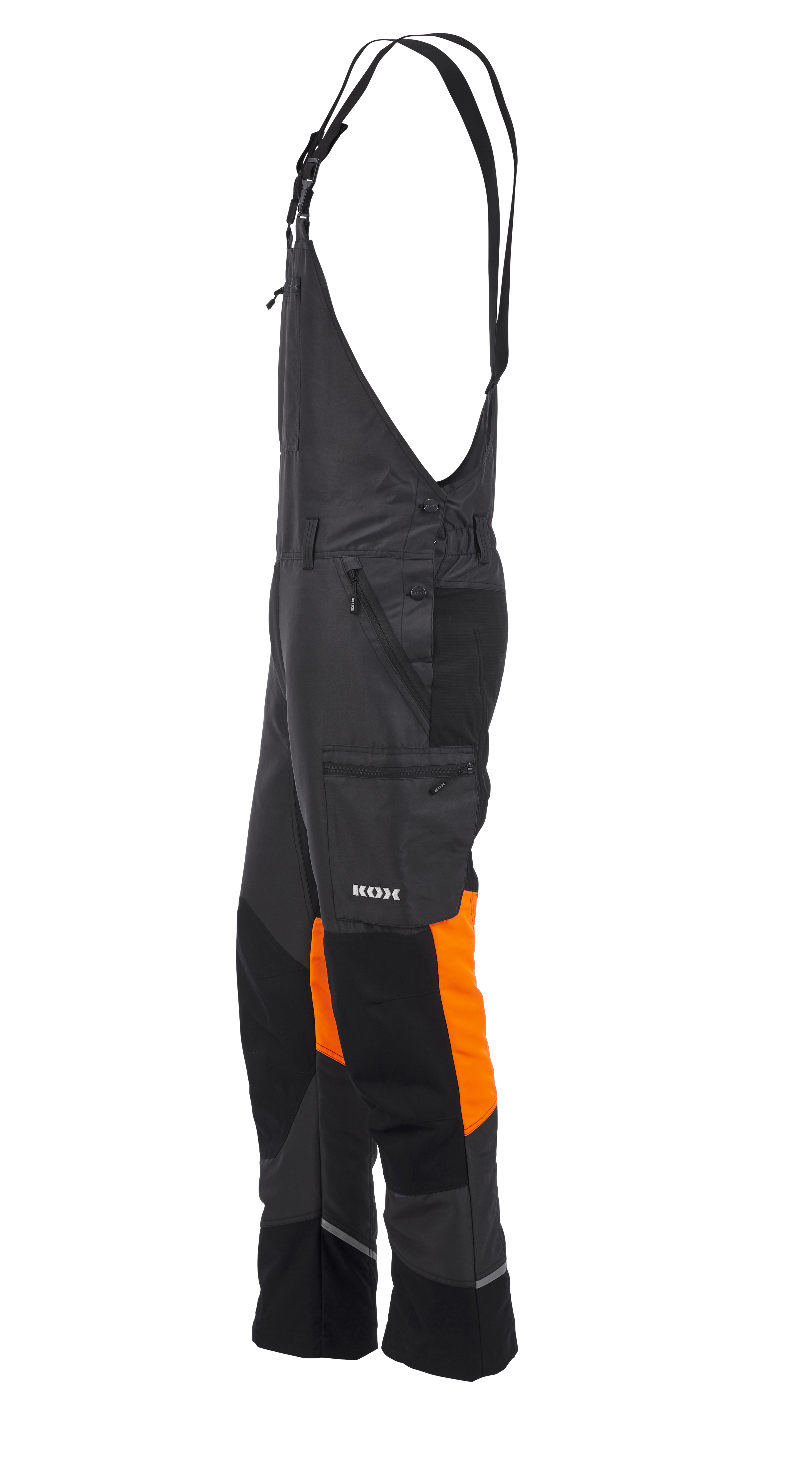 KOX Duro 3.0 Zaagbroekmodel antraciet/oranje - bij KOX online bestellen | XX71115