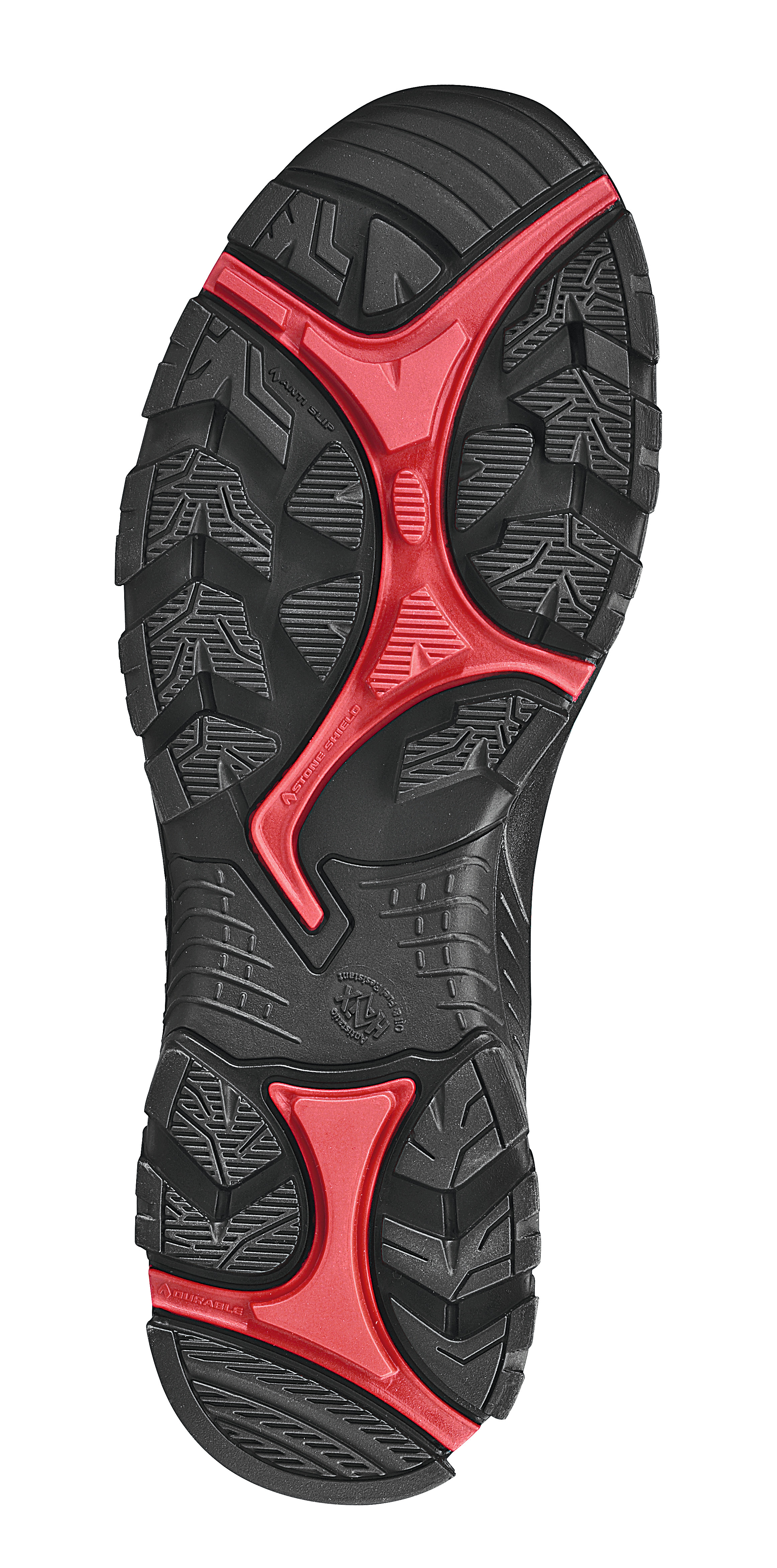 Haix Arbeitsschuhe / Sicherheitsschuhe Black Eagle Safety 54 Mid Schwarz / Rot - bei KOX online bestellen | XX73407