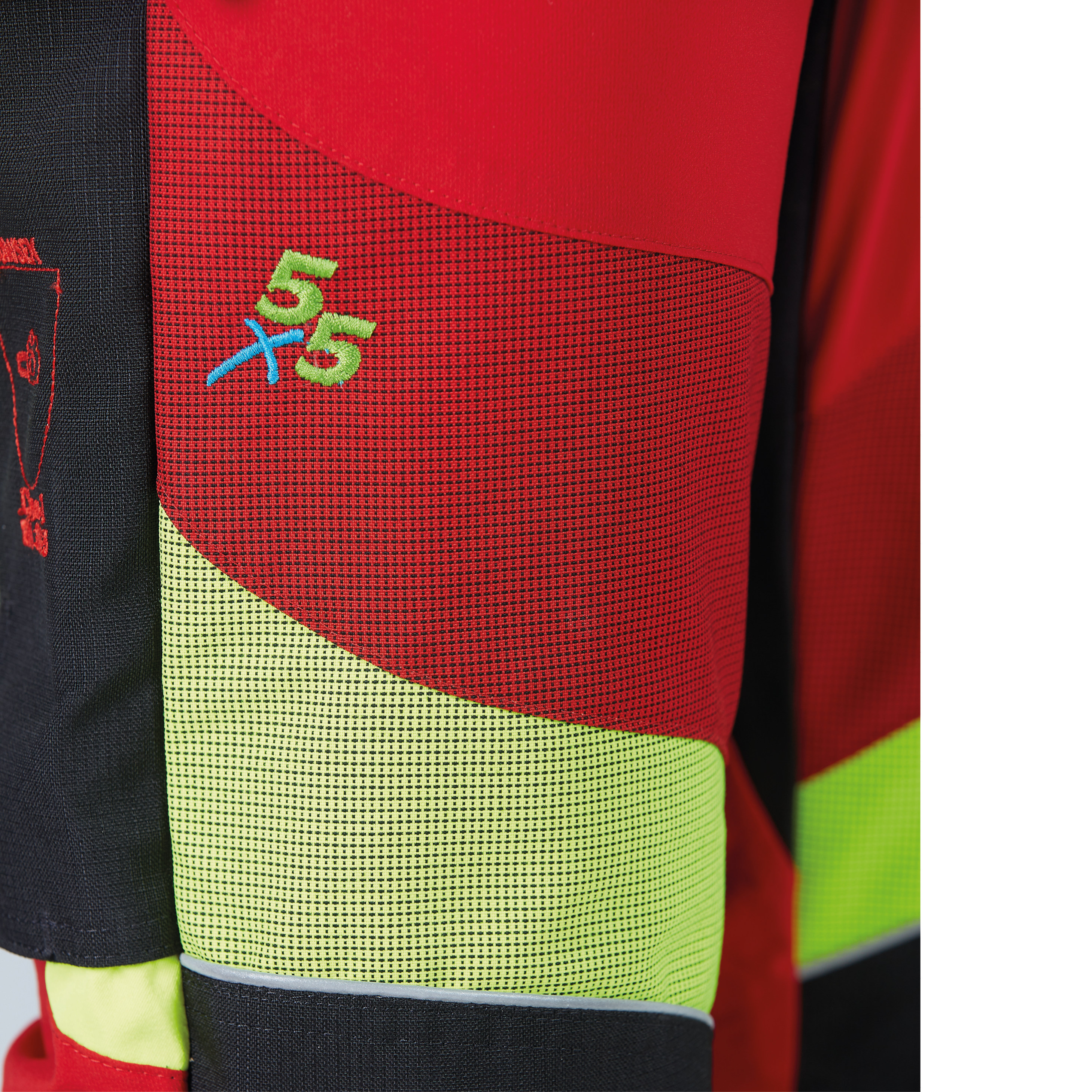 PSS Schnittschutzhose X-treme Breeze Rot/Gelb - bei KOX online bestellen | XX71231