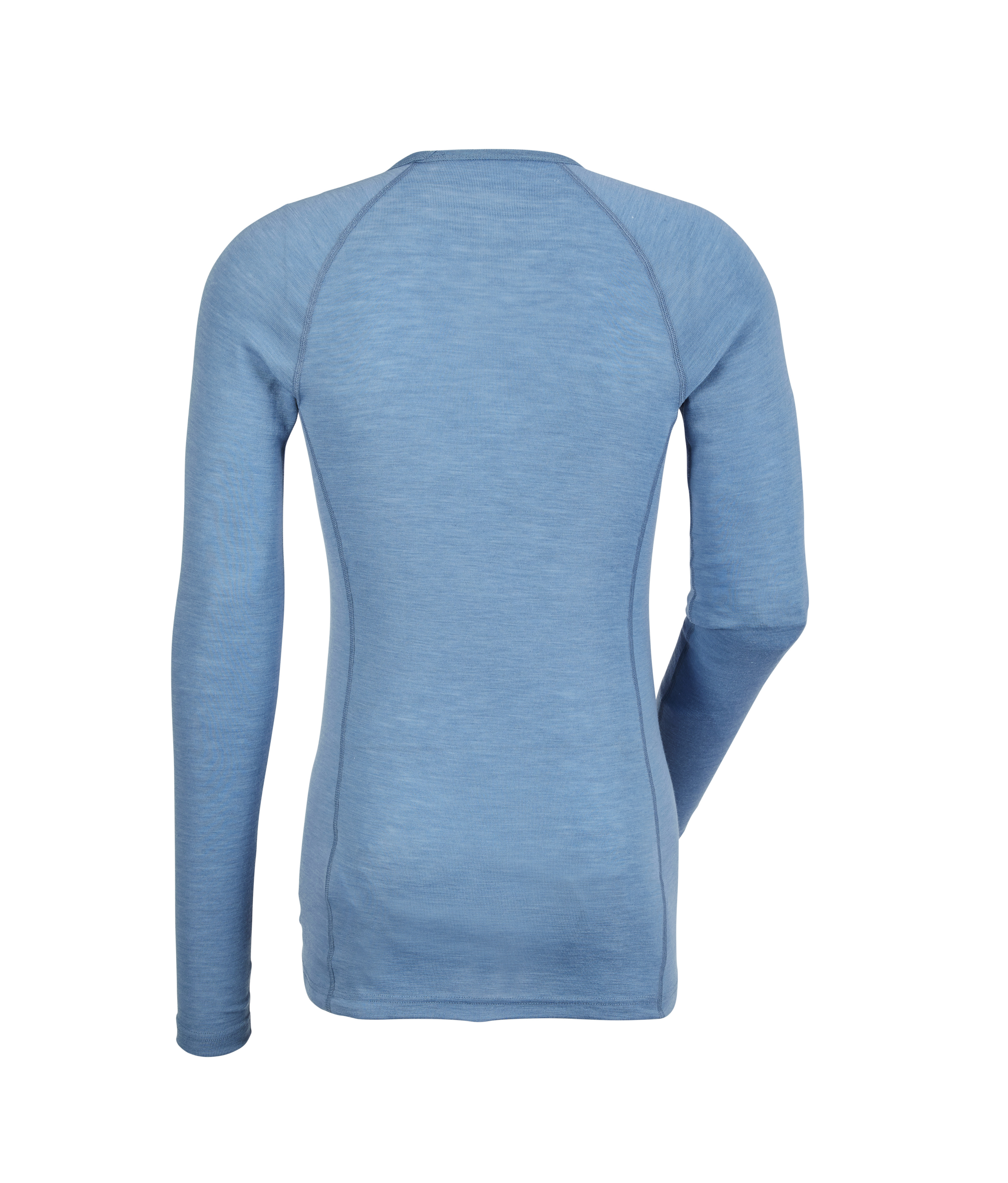 Woolpower Crewneck LITE hemd met ronde hals / shirt lange mouwen van merinowol nordic blue - bij KOX online bestellen | XXWP7111B