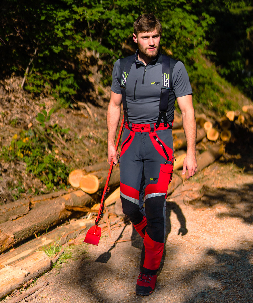 PSS Schnittschutzhose X-treme Light Rot/Schwarz Gre 64 - bei KOX online bestellen | XX71211-64