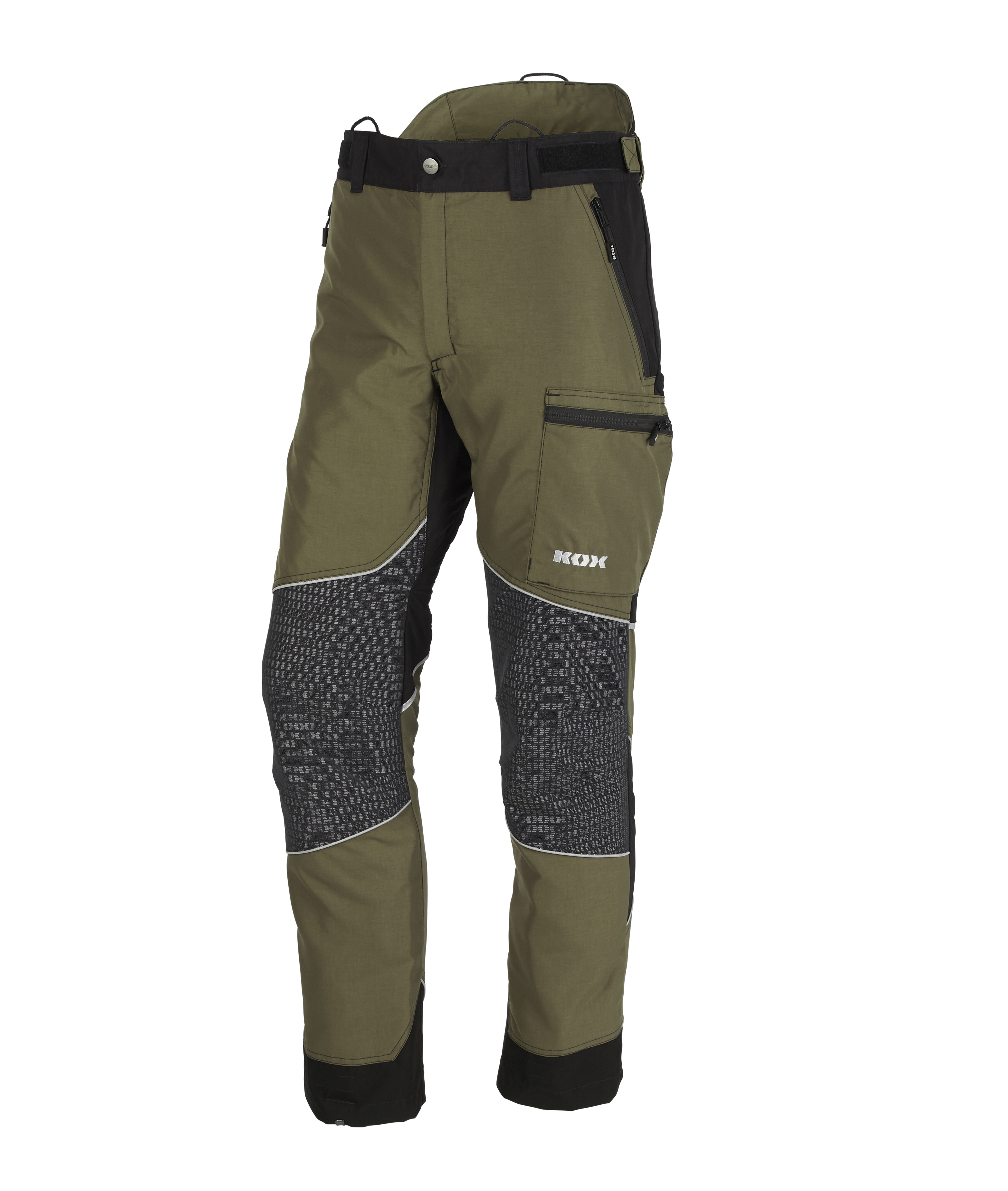  Pantalon anti-coupure KOX Light vert olive - commander en ligne chez KOX | XX71226 