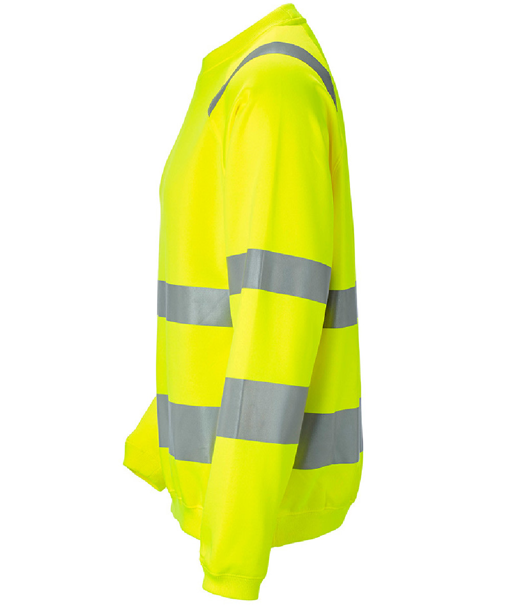 Sweat haute visibilit Jobman 1150 jaune - commander en ligne chez KOX | XXJB1150G