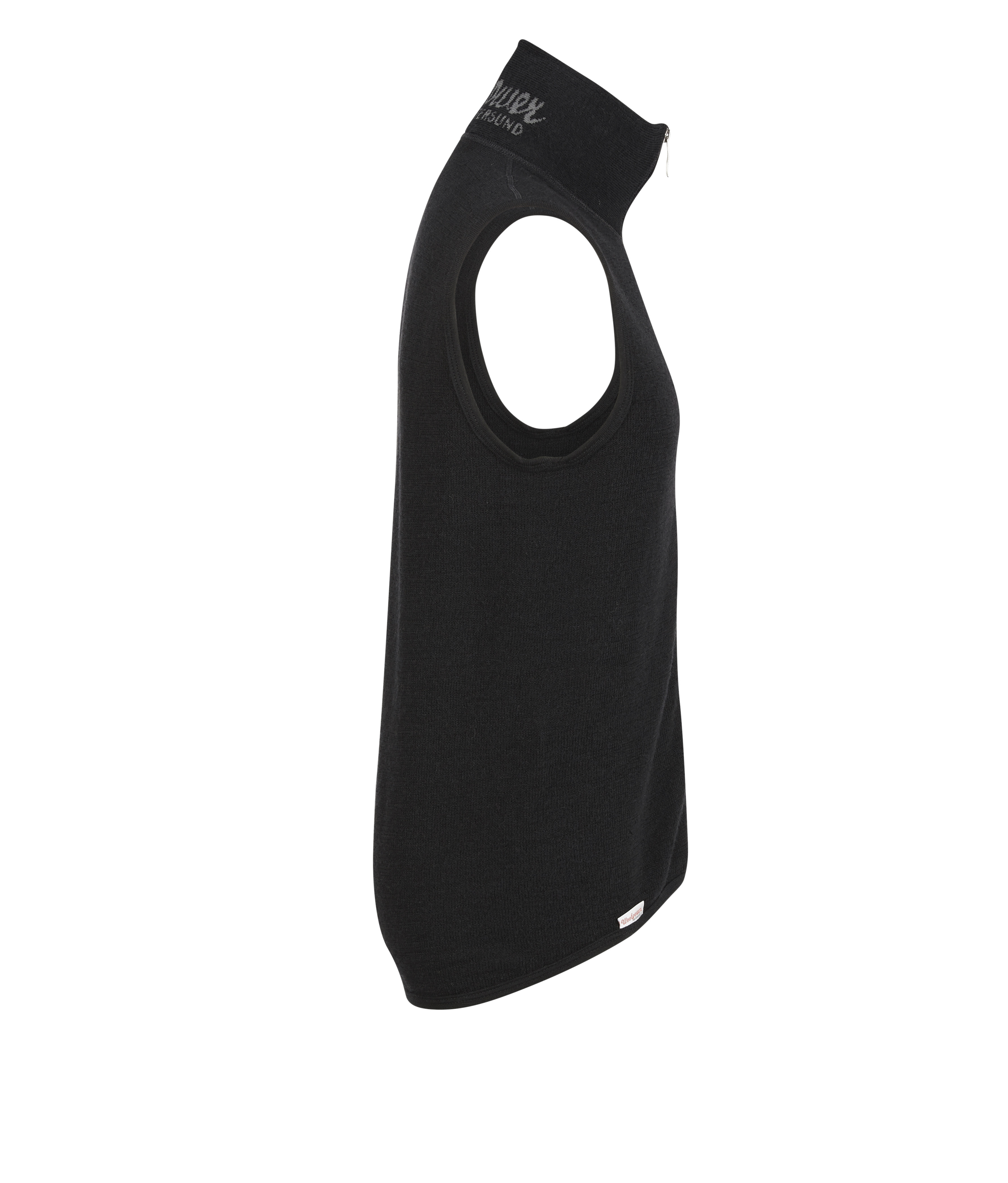 Woolpower Vest 400 gebreid vest / vest van merinowol black - bij KOX online bestellen | XXWP7244S