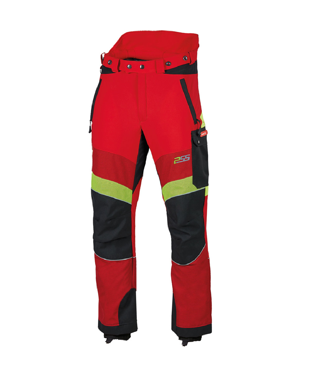 PSS Schnittschutzhose X-treme Breeze Rot/Gelb - bei KOX online bestellen | XX71231