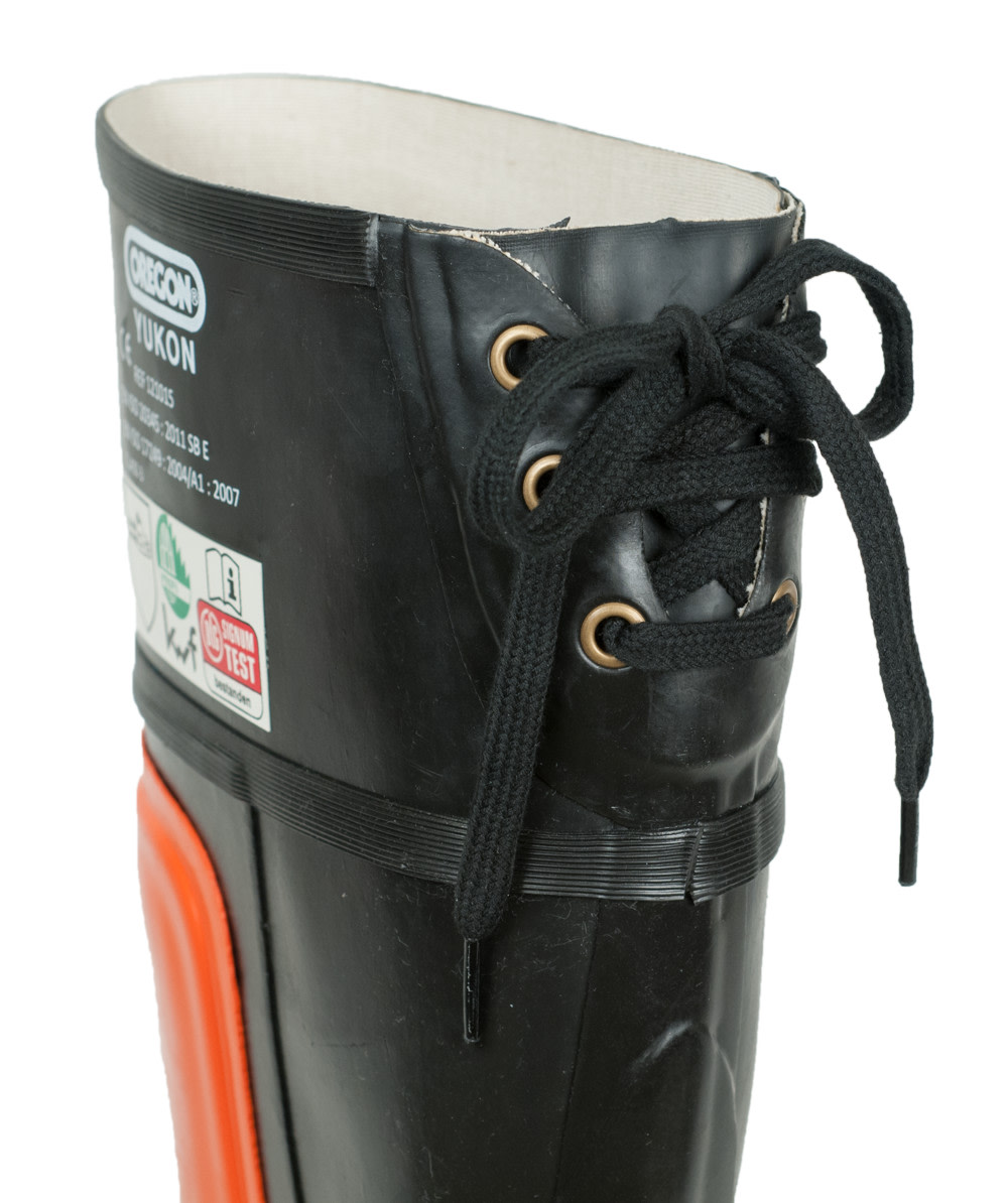 Bottes en caoutchouc anti-coupures Oregon Yukon orange/noir - commander en ligne chez KOX | 295385