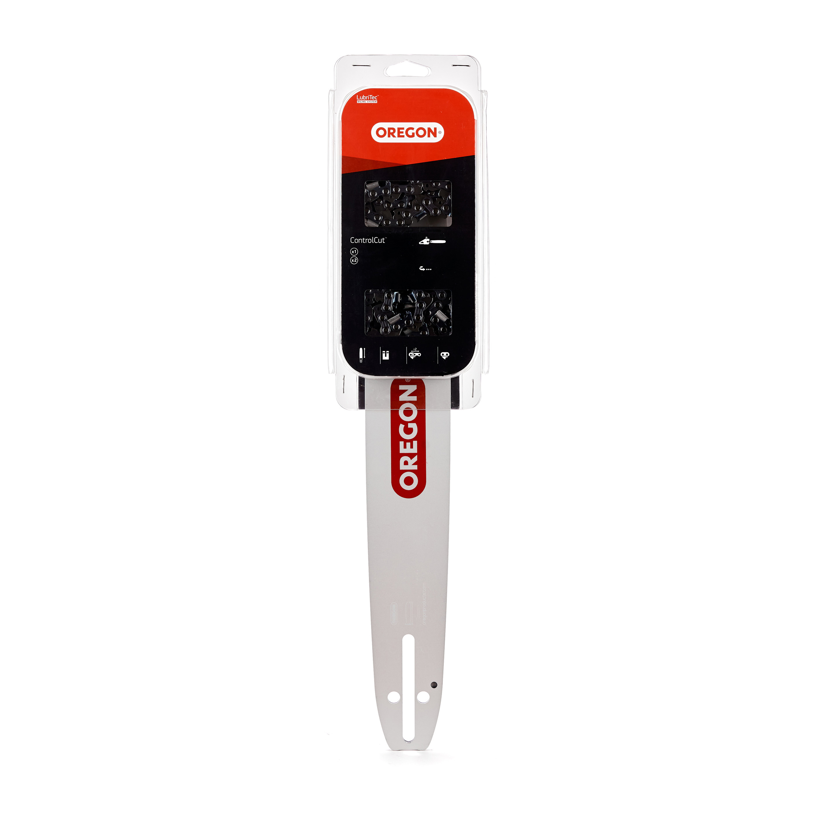Kit de guide-chane Oregon 1+2 AdvanceCut avec 1 guide-chane et 2 chanes de trononneuse 325