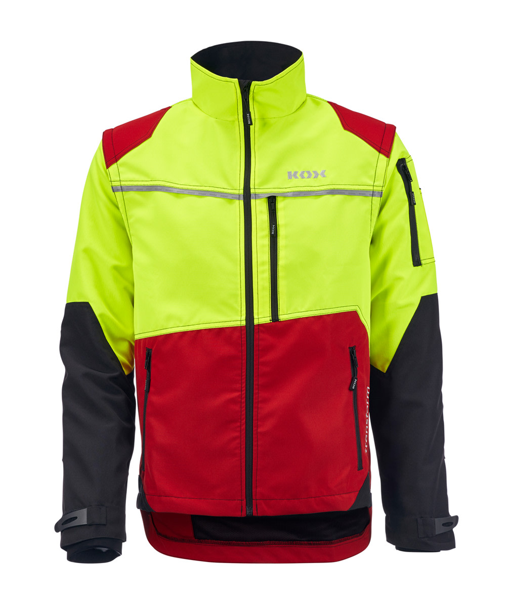 Veste forestire KOX Transform Rouge/Jaune - commander en ligne chez KOX | XX71431