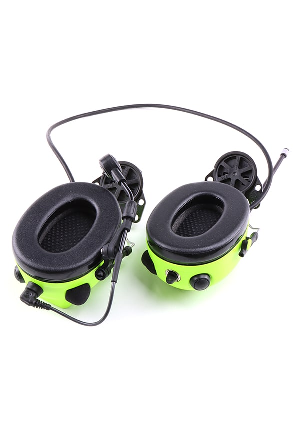 3M Peltor WS LiteCom Pro III GB headset / gehoorbescherming met headset neon groen voor helmbevestiging - bij KOX online bestellen | XX74627
