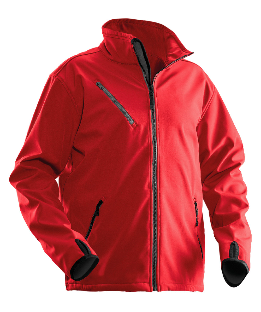  Veste softshell Jobman 1201 rouge - commander en ligne chez KOX | XXJB1201R 