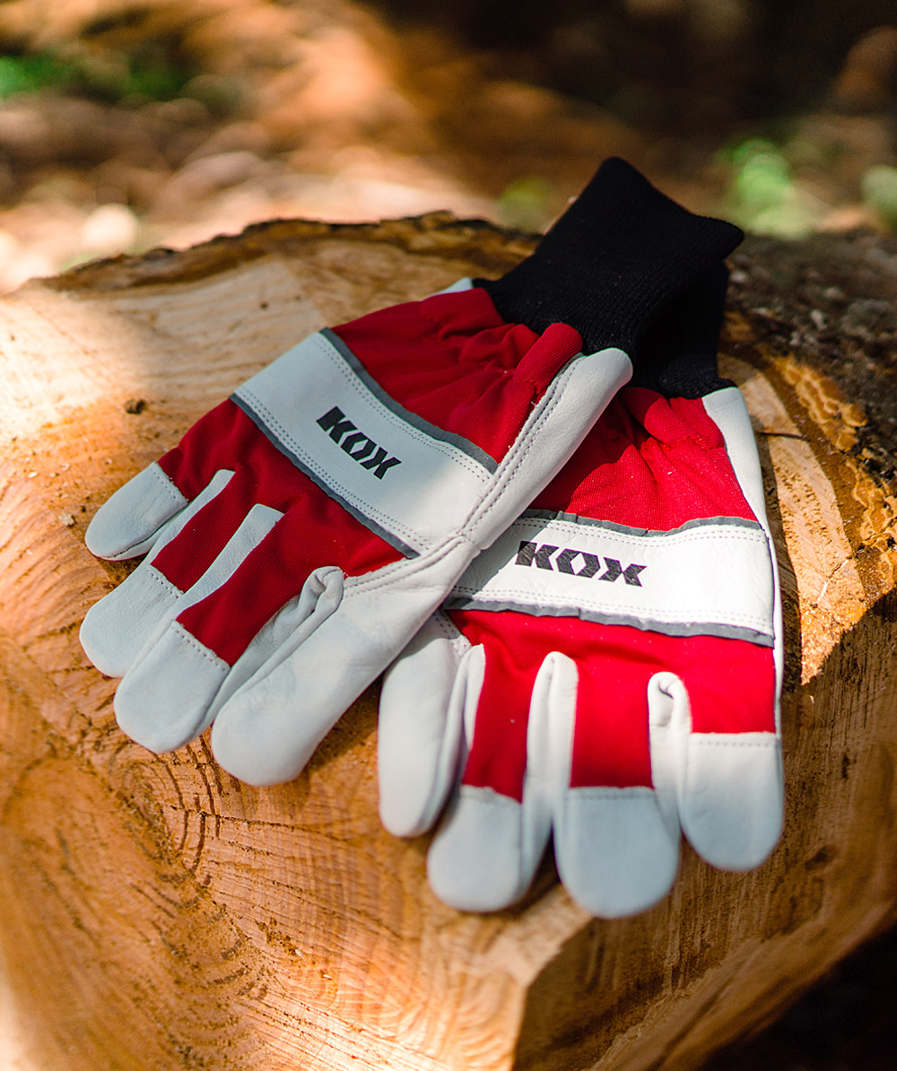 KOX Arbeitshandschuhe / Gartenhandschuhe Solid Rot - bei KOX online bestellen | XX75320