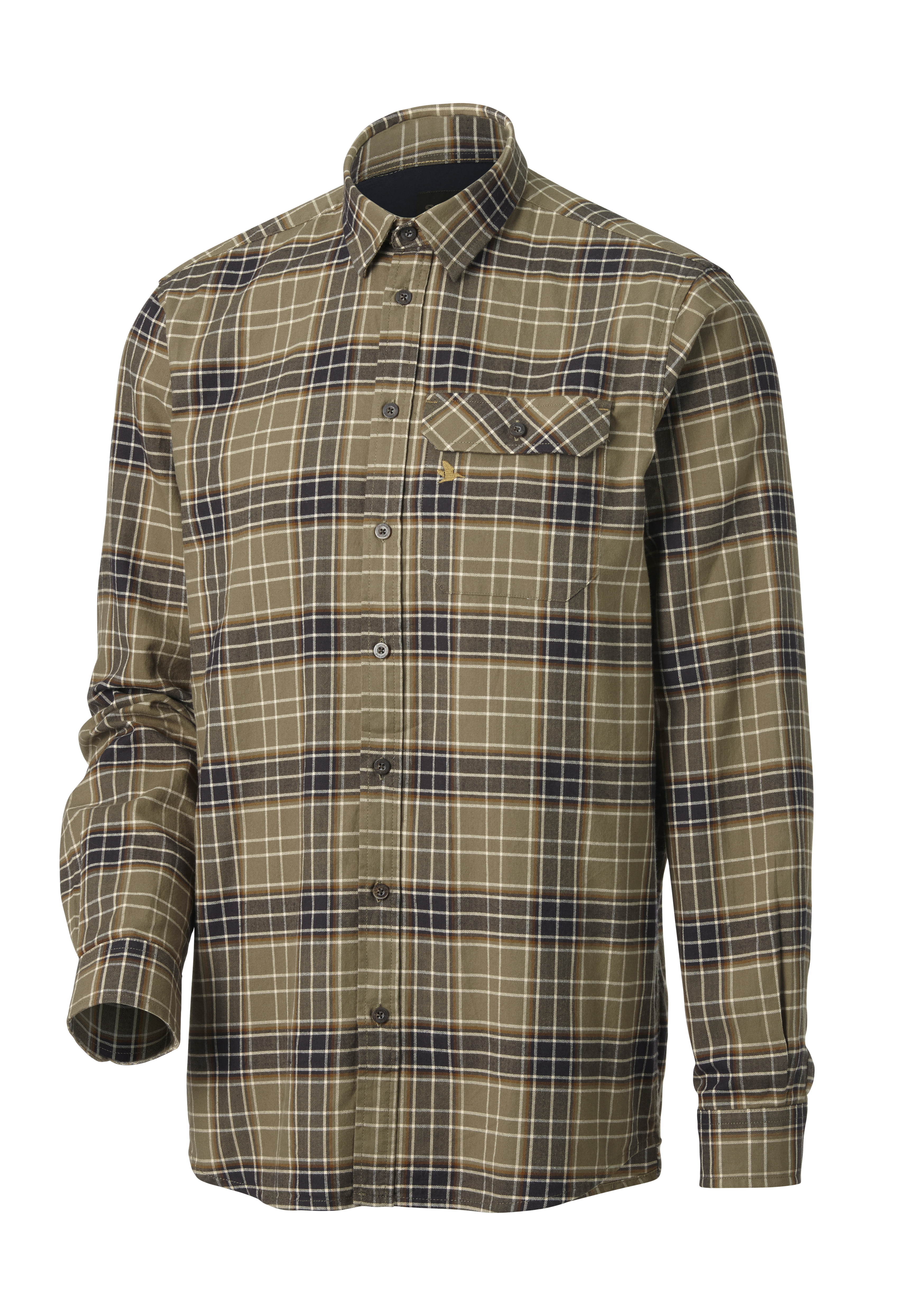 Seeland Flanellhemd Highseat Oliv - bei KOX online bestellen | XXSL1410181 