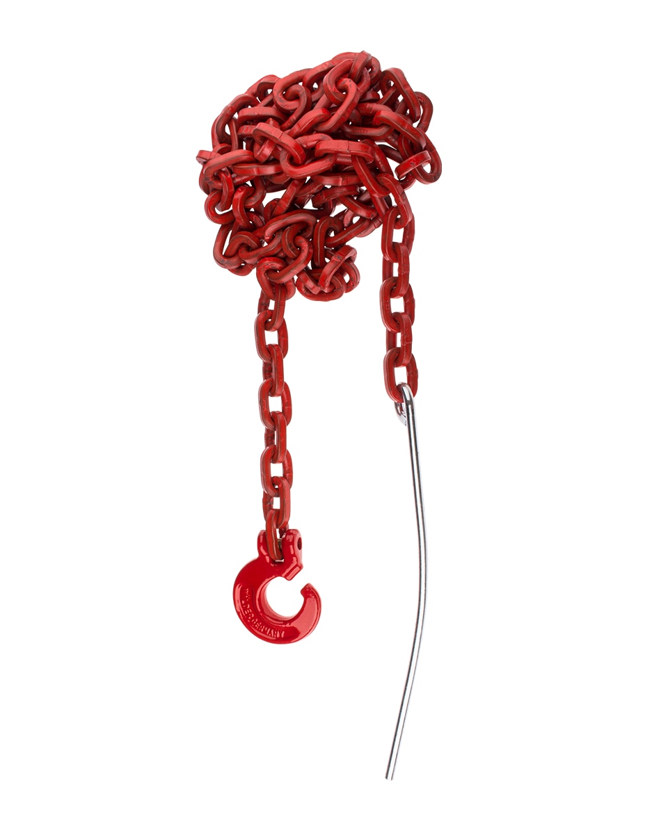  Chane  maillons carrs avec crochet  boucle et aiguille  percer, qualit 8, force de traction admissible LC 3250 daN, longueur 2, 5 m, chane  7 mm - commander en ligne chez KOX | XXGLKSN-07-25 