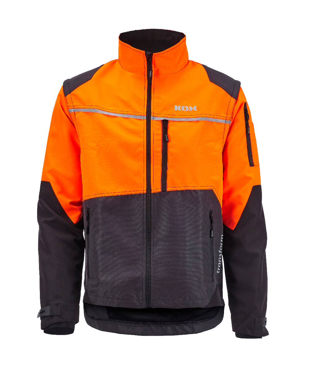 KOX Forstjacke Transform Anthrazit/Orange - bei KOX online bestellen | XX71430