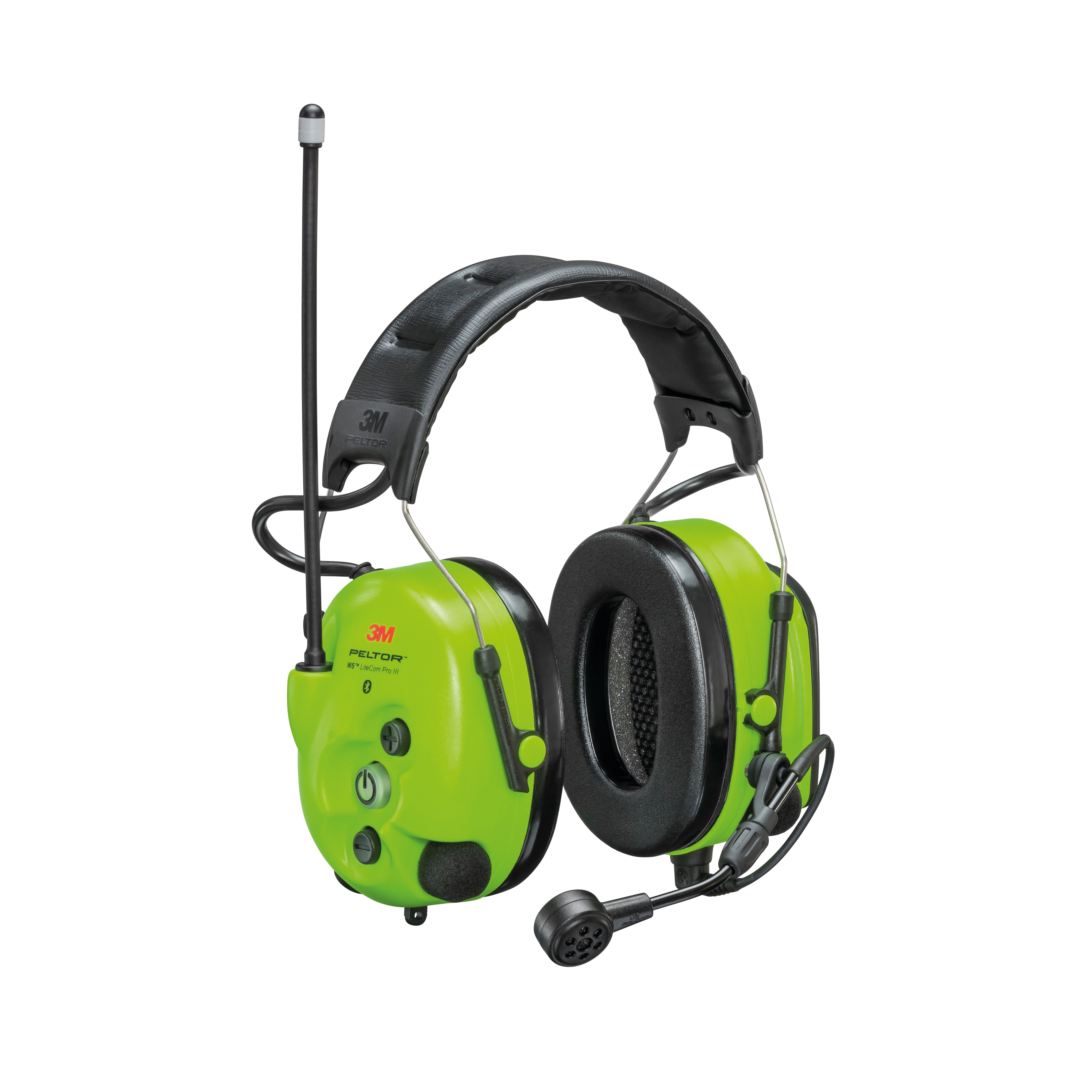  3M Peltor WS LiteCom Pro III GB Headset / Gehrschutz mit Headset Neon Grn mit Kopfband - bei KOX online bestellen | XX74626 