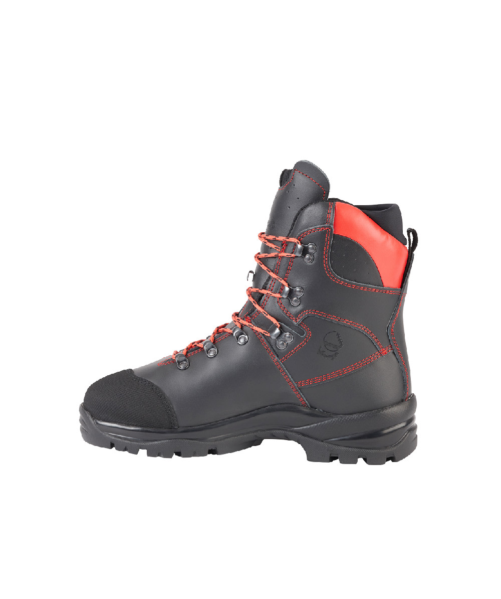 Oregon Schnittschutzstiefel / Schnittschutzschuhe Waipoua Schwarz/Rot Gre 45 - bei KOX online bestellen | 295479