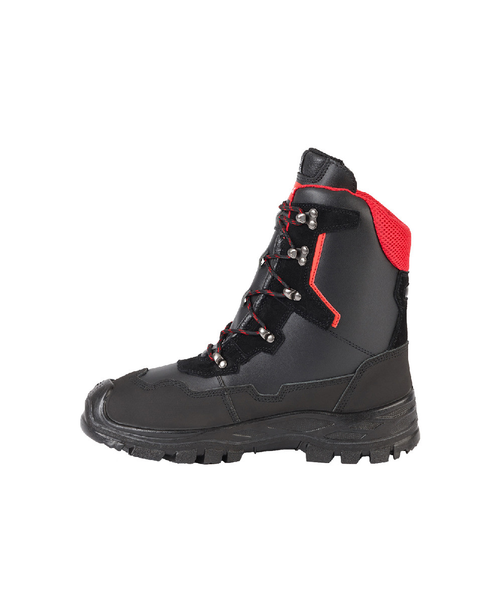 Oregon Schnittschutzstiefel / Schnittschutzschuhe Yukon Schwarz/Rot Gre 42 - bei KOX online bestellen | 295449