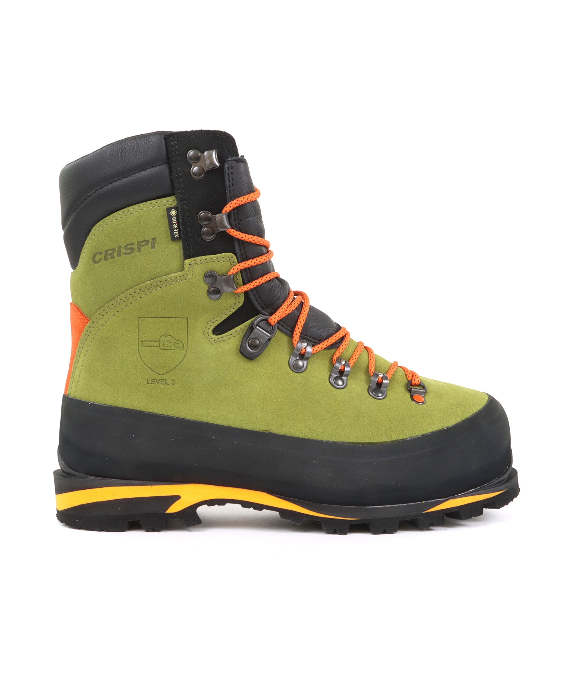 Bottes de protection anti-coupures/chaussures de protection anti-coupures PSS Alpin GTX vert/orange - commander en ligne chez KOX | XX73134
