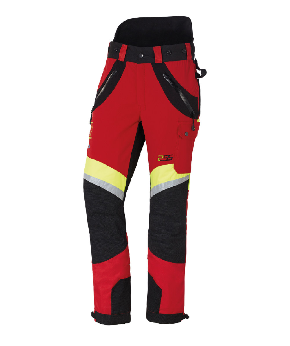  PSS Schnittschutzhose X-treme Air Rot/Gelb - bei KOX online bestellen | XX71209 