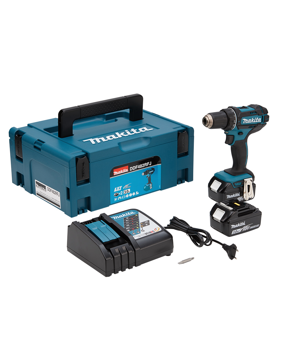Perceuse-visseuse sans fil Makita DDF482RFJ - commander en ligne chez KOX | XXDDF482RFJ