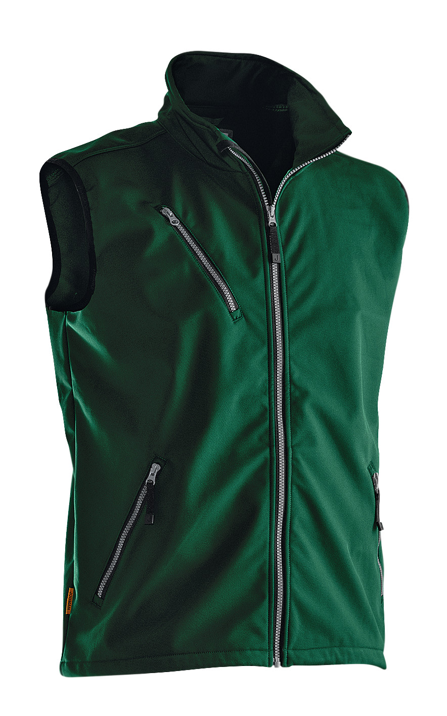  Gilet softshell Jobman 7502 vert - commander en ligne chez KOX | XXJB7502GR 