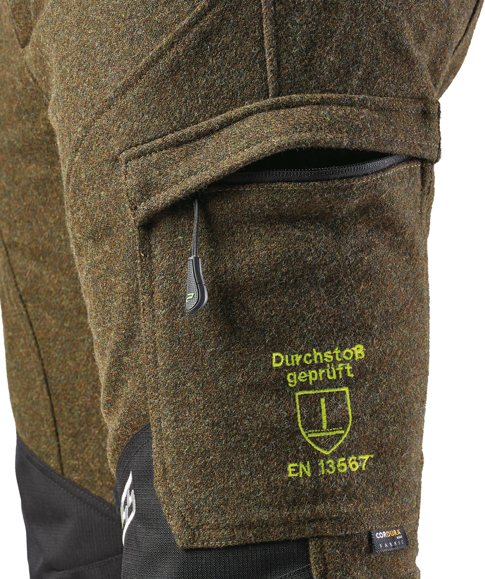 PSS X-treme Protect Loden zeugenbeschermingsbroek Groen - bij KOX online bestellen | XX78215