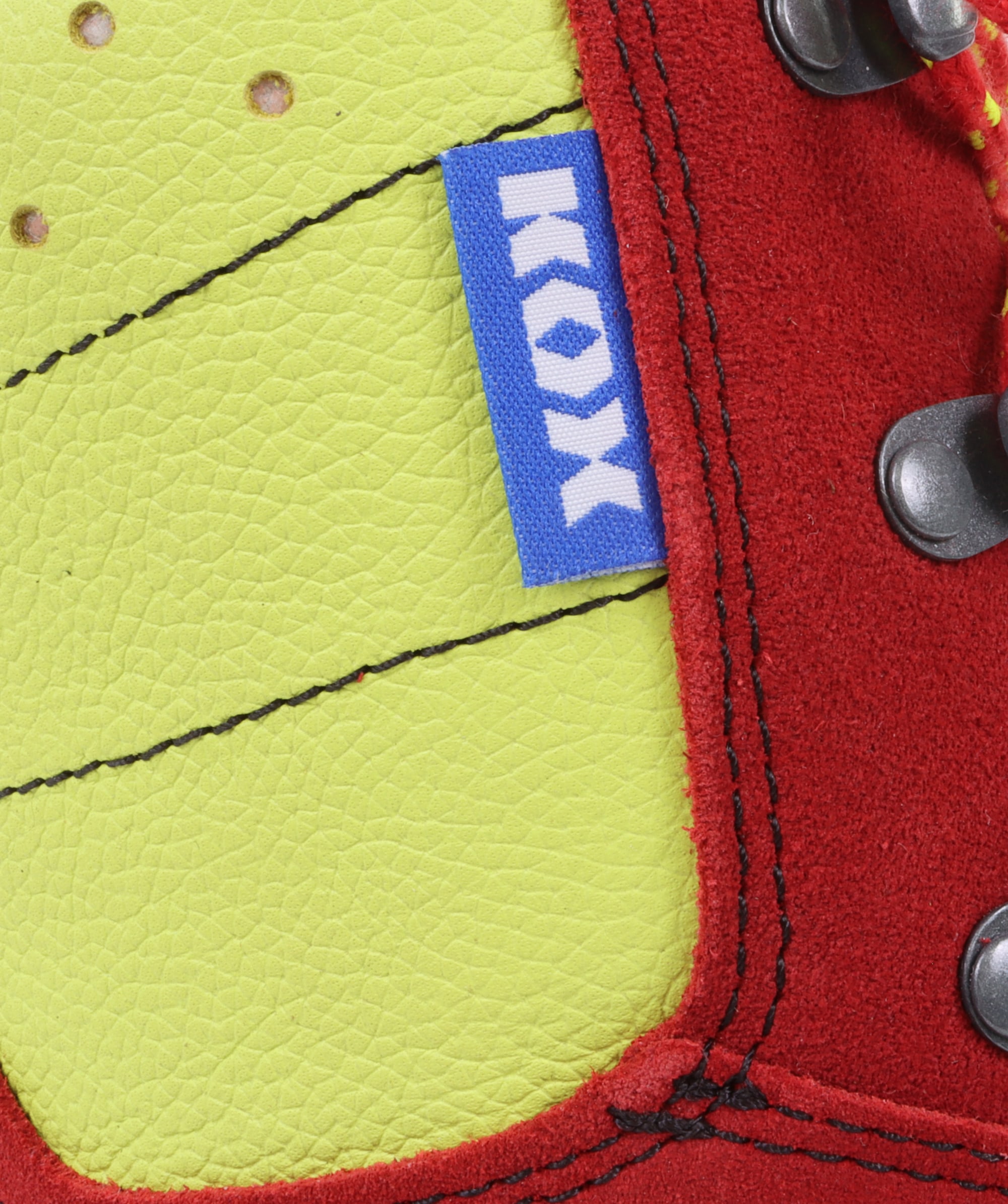 HAIX Protector 2.0 brodequins de protection anti-coupures dition KOX avec Gore-Tex rouge/jaune - commander en ligne chez KOX | XX73135