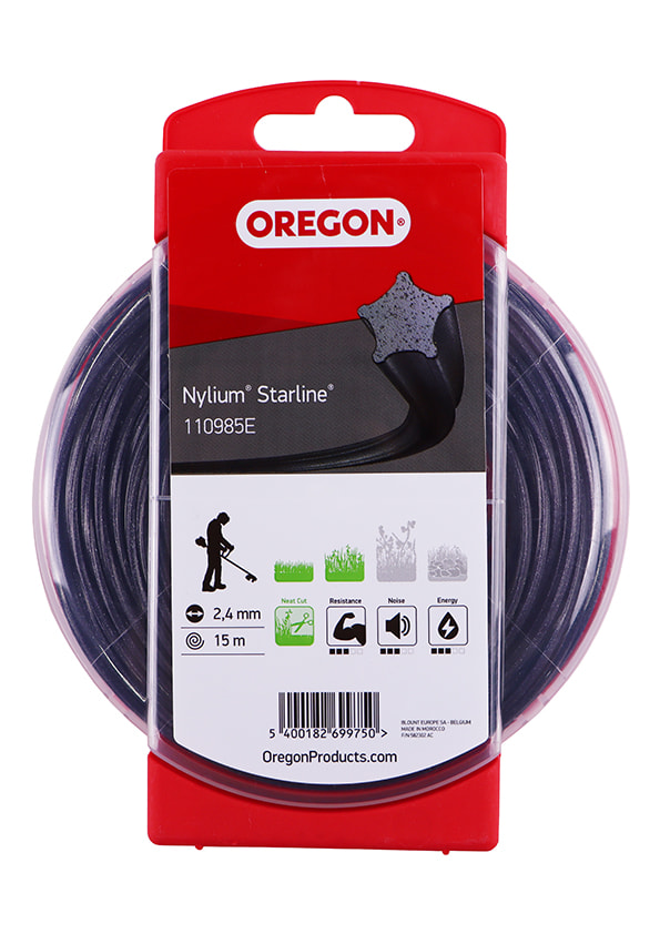 Oregon Nylium Starline Freischneidefaden 2, 4 mm Duchmesser, 360 m Lnge - bei KOX online bestellen | 110985