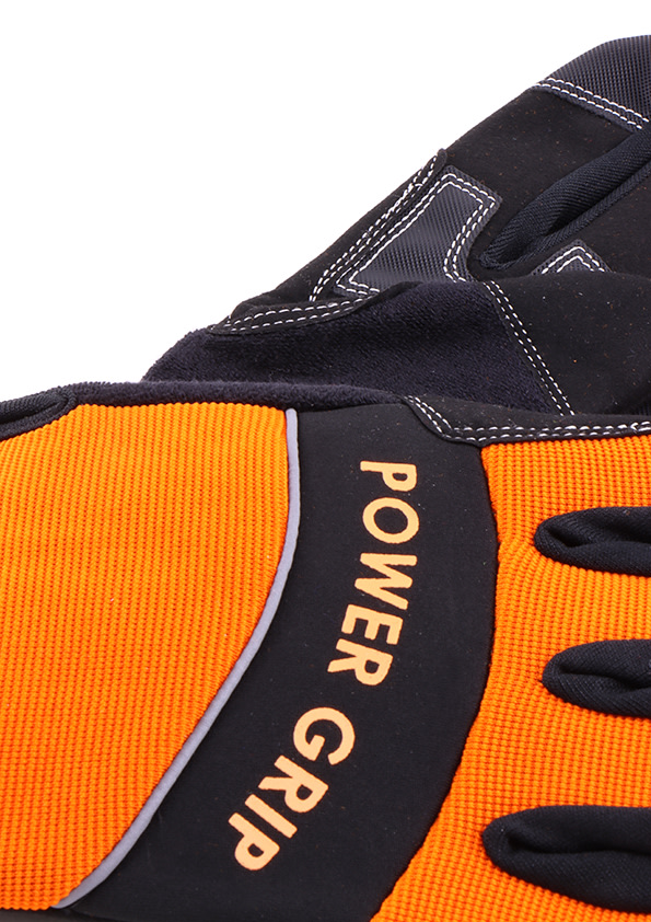 Hase Arbeitshandschuhe / Montagehandschuhe Power Grip Schwarz/Orange - bei KOX online bestellen | XX75112