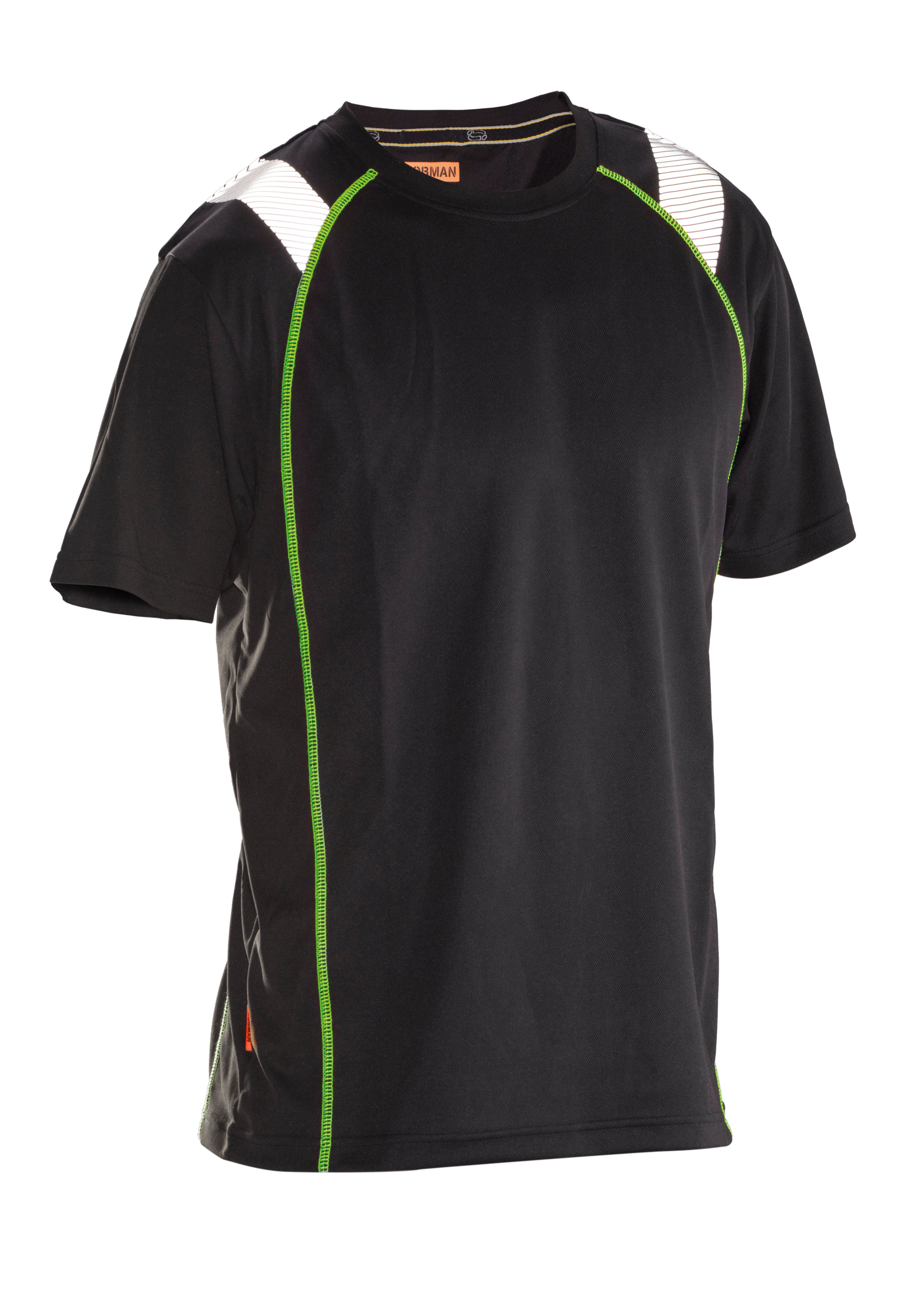  T-shirt Jobman Vision 5620 noir/jaune - commander en ligne chez KOX | XXJB5620SG 