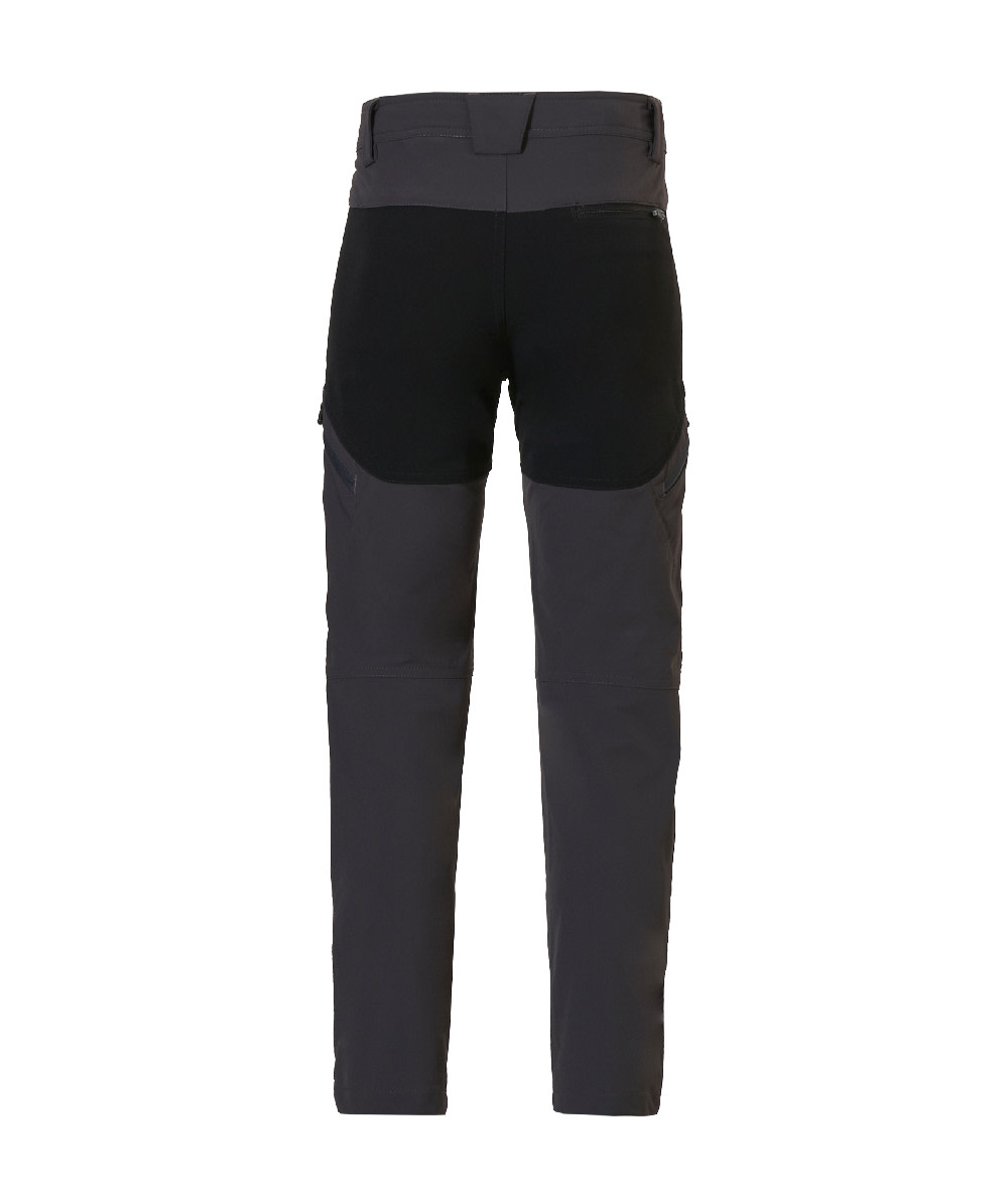 Grizzly tekenwerende outdoorbroek Toronto grijs/zwart voor kinderen - bij KOX online bestellen | XX78219