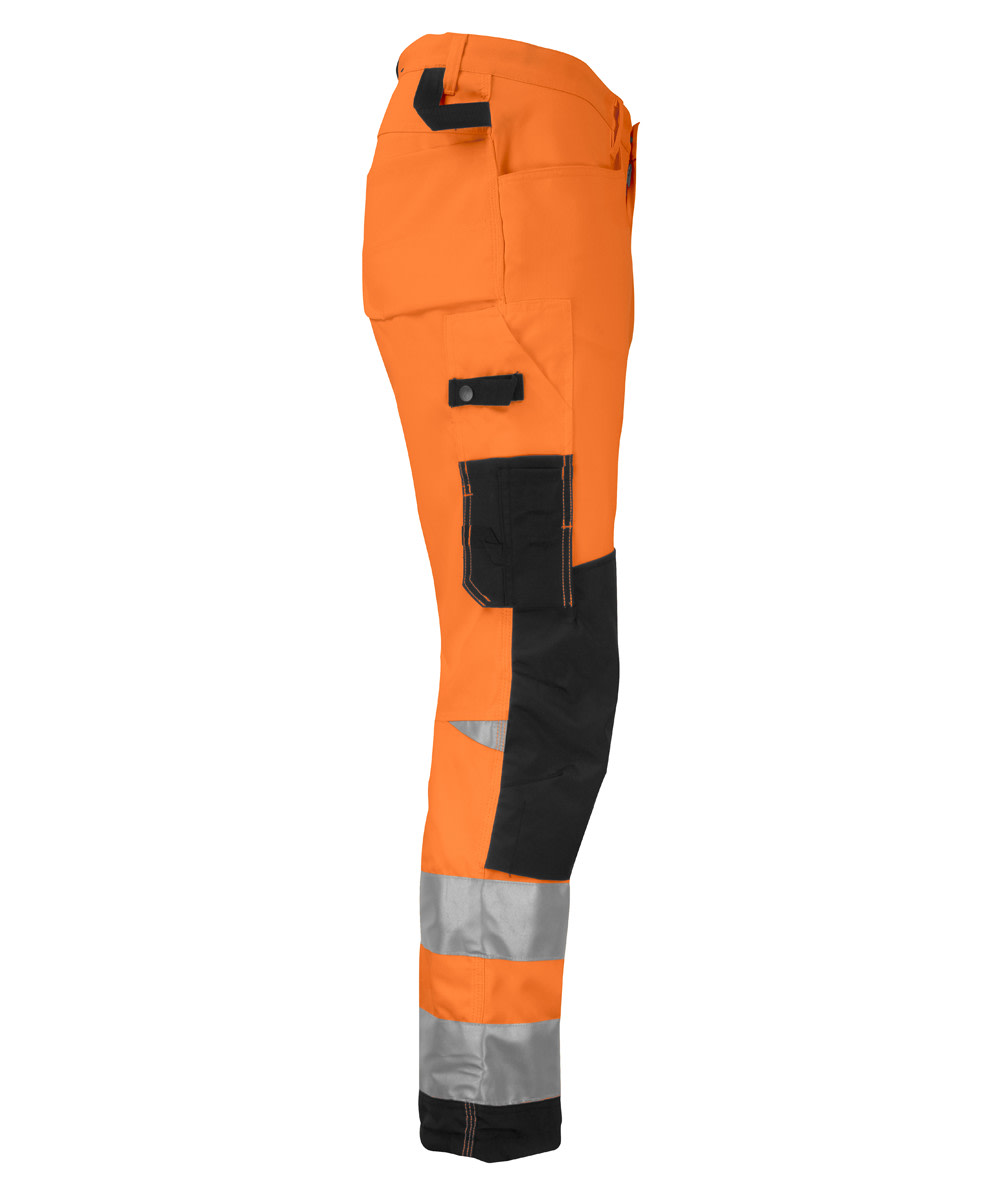 Pantalon de travail HiVis 2221 Star de Jobman orange/noir - commander en ligne chez KOX | XXJB2221O