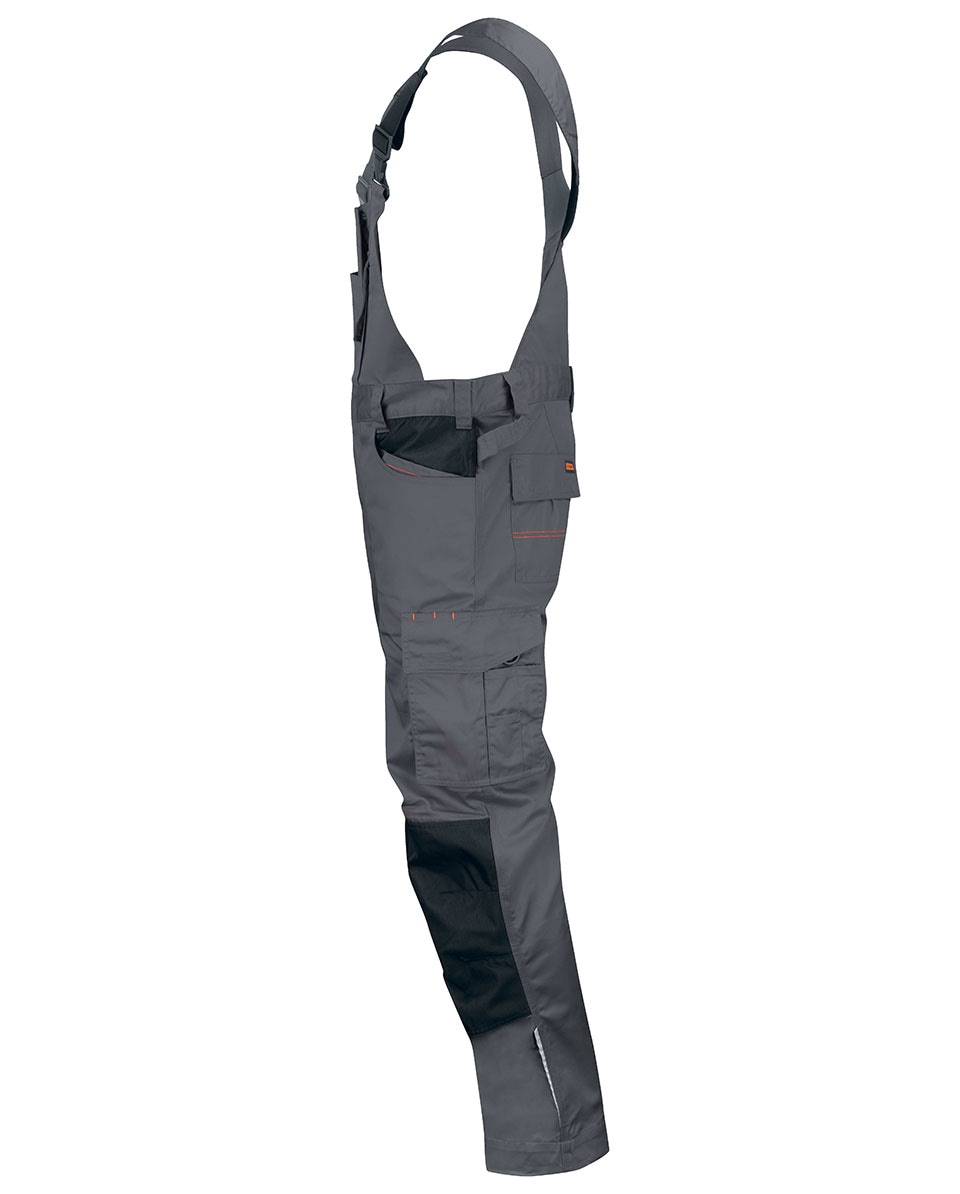 Salopette de travail Jobman 3730 gris/noir - commander en ligne chez KOX | XXJB3730G