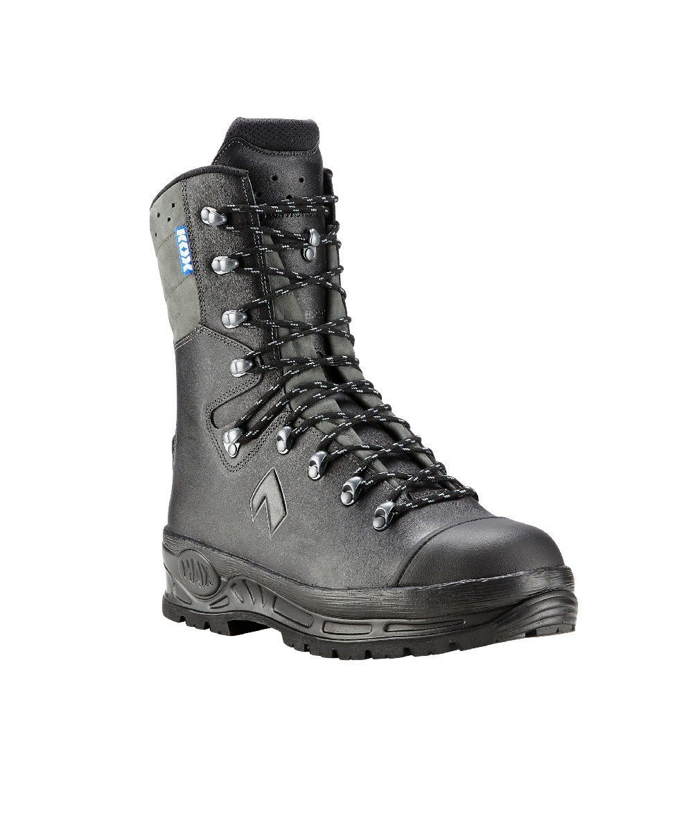  HAIX Protector 2.0 brodequins de protection anti-coupures dition KOX avec Gore-Tex noir/gris - commander en ligne chez KOX | XX73121 