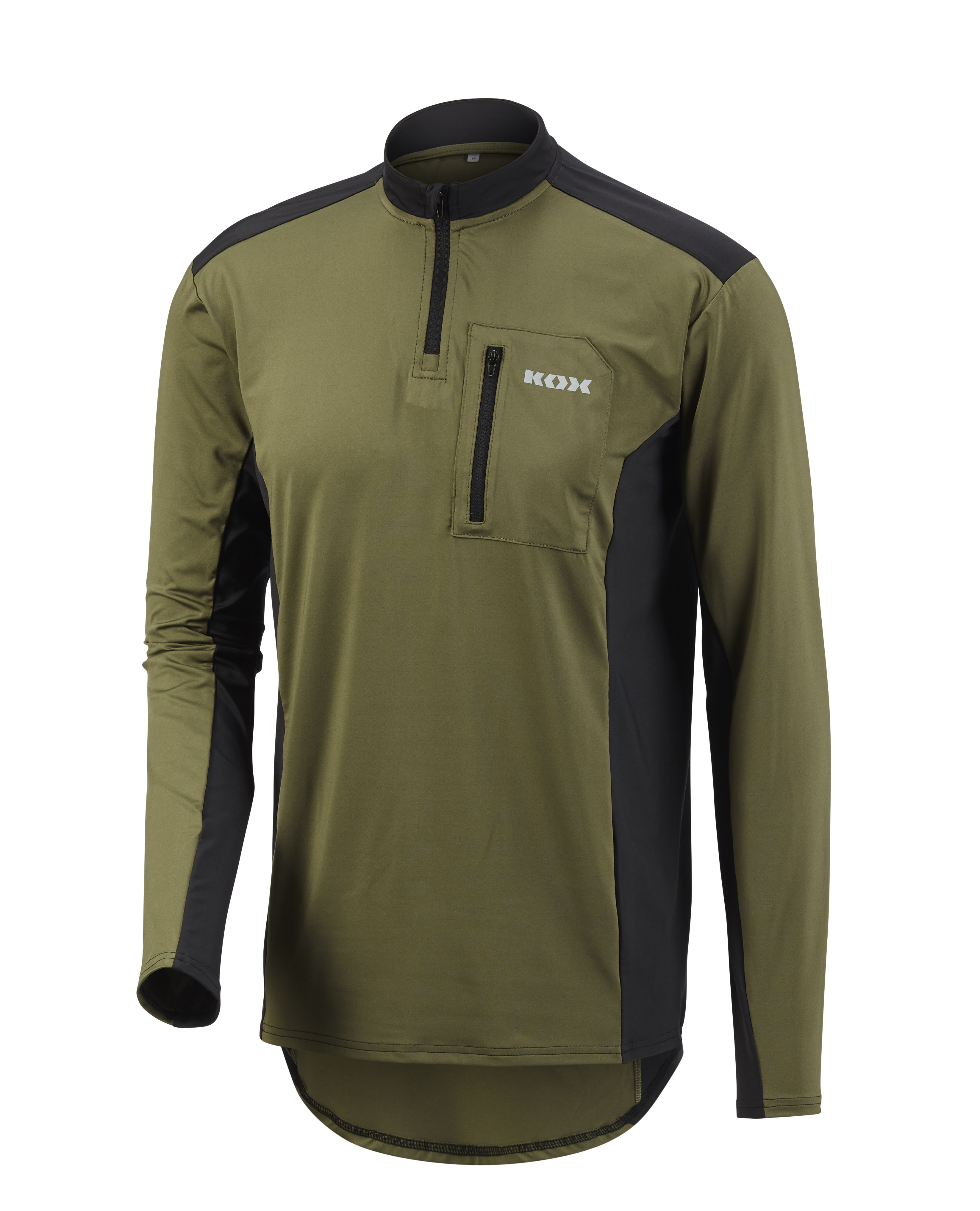  KOX Chemise fonctionnelle  manches longues Vert olive - commander en ligne chez KOX | XX77184 