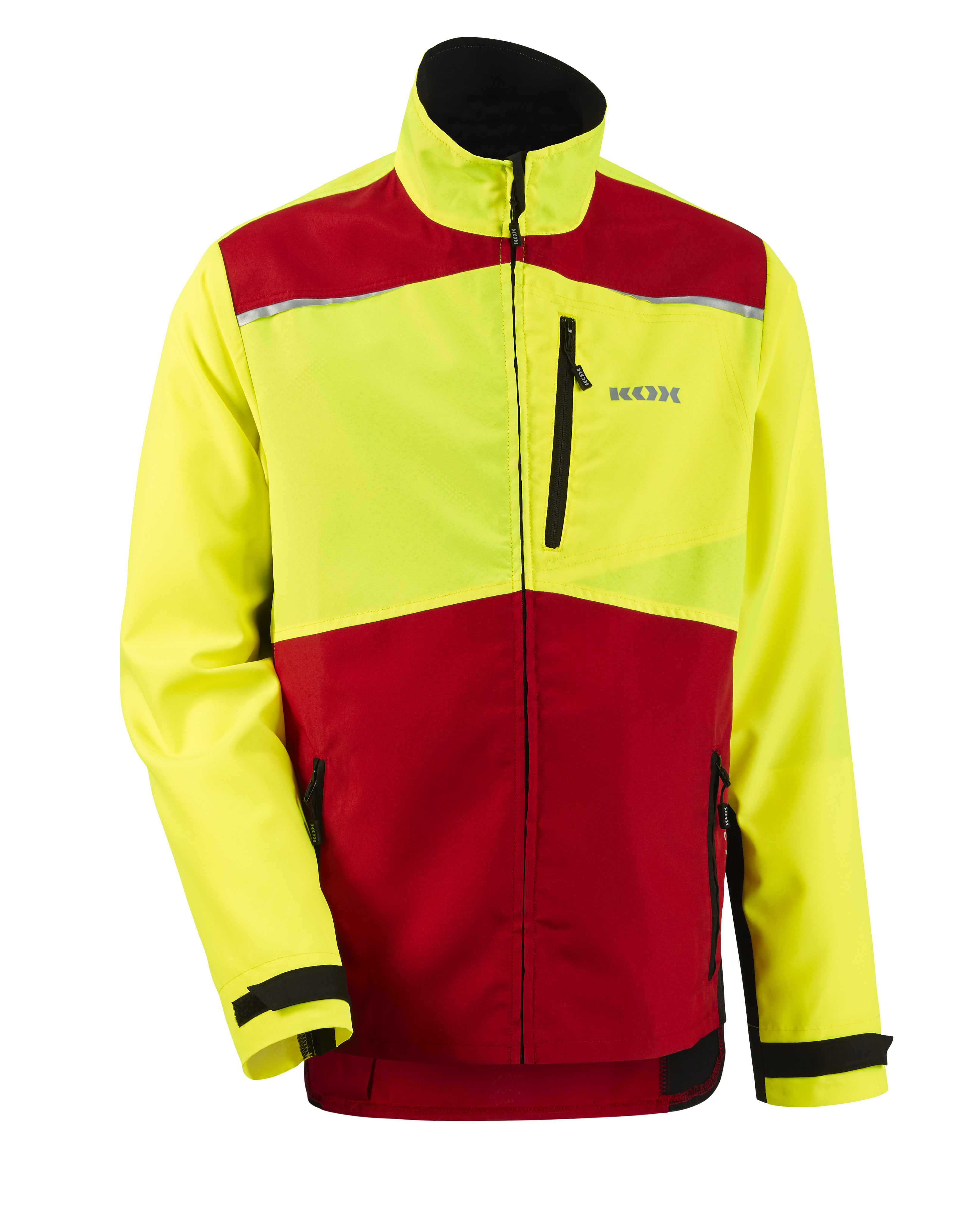  Veste forestire Mistral 3.0 KOX rouge/jaune - commander en ligne chez KOX | XX71428 