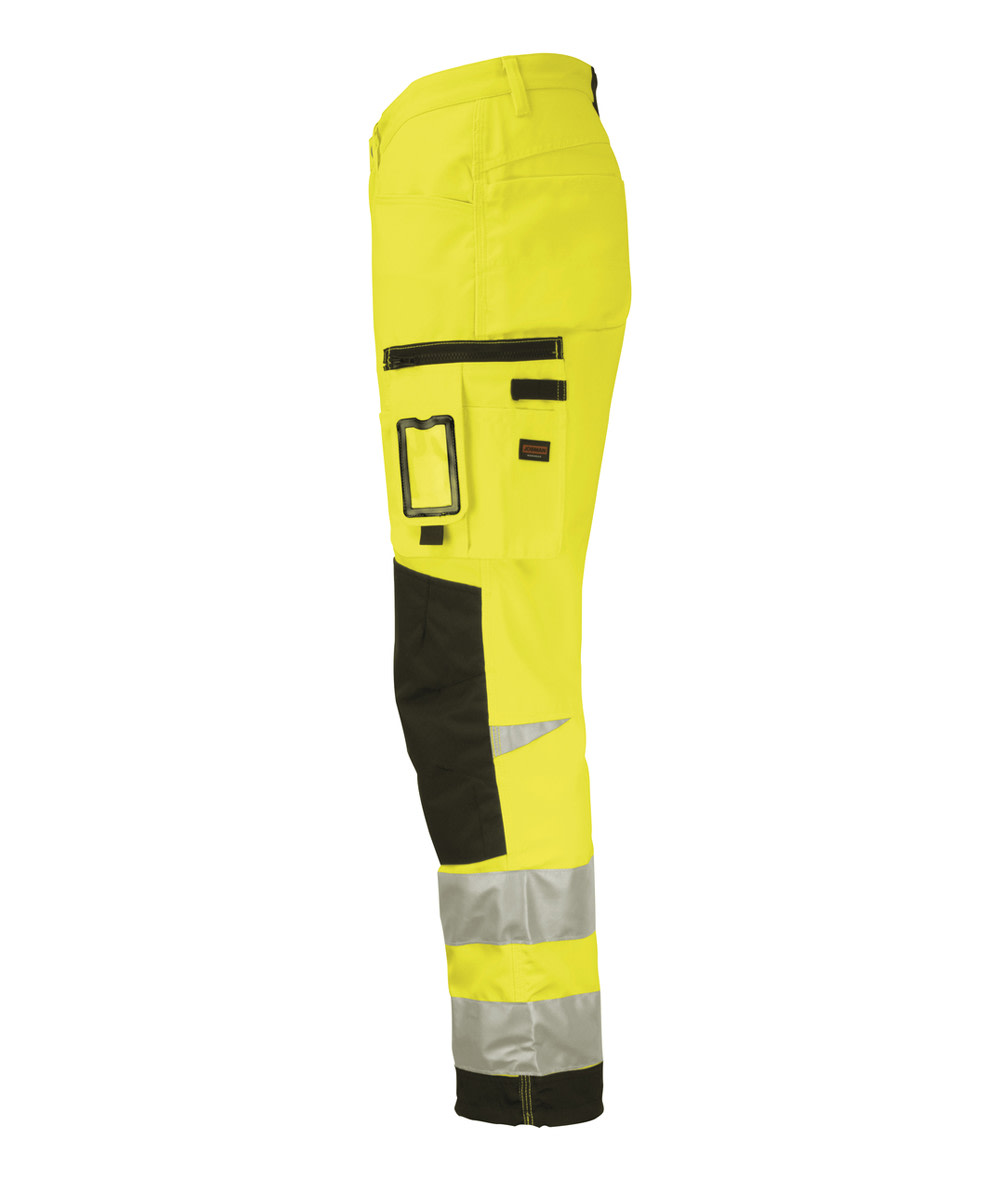 Jobman werkbroek HiVis 2221 Star geel/zwart - bij KOX online bestellen | XXJB2221G