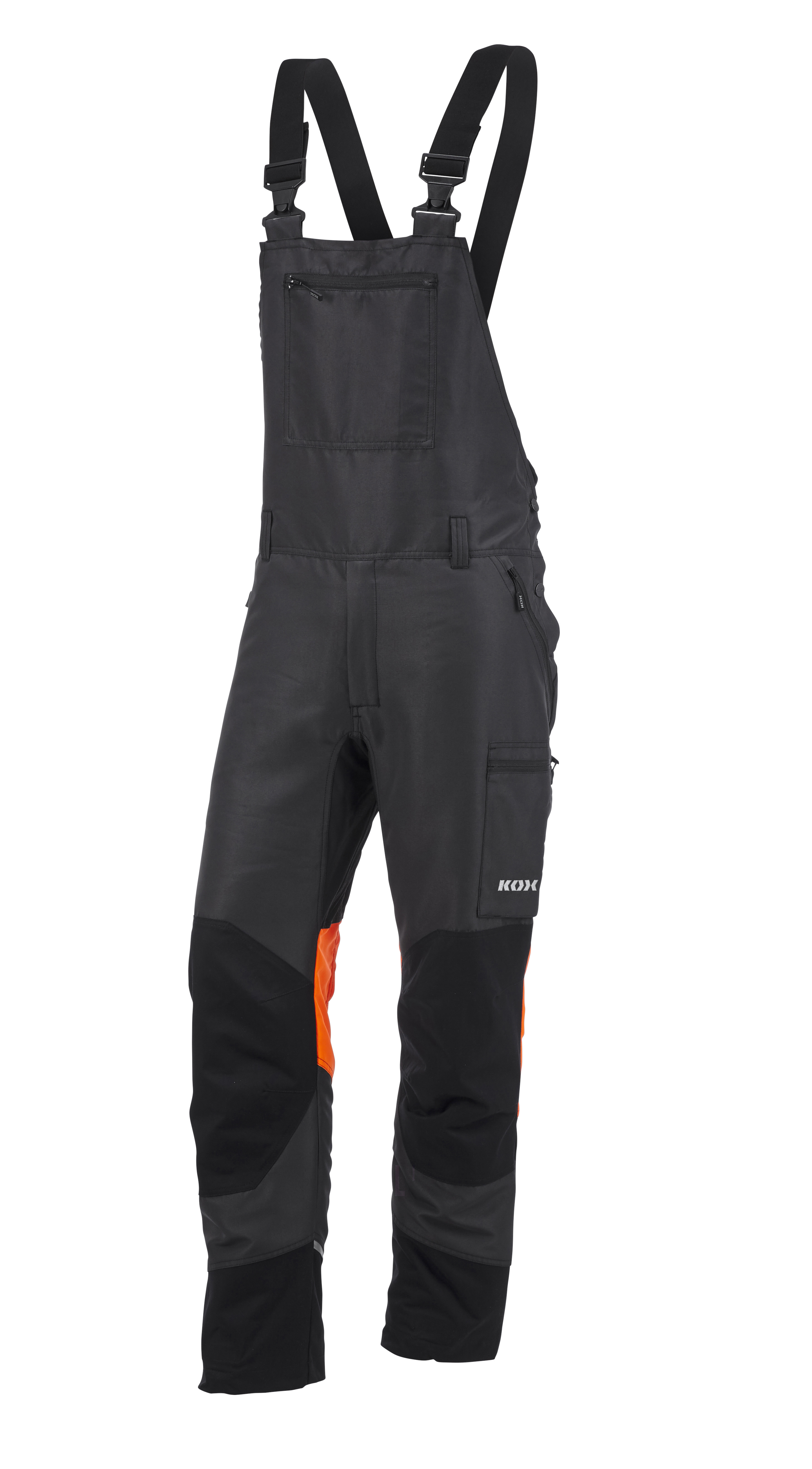  KOX Duro 3.0 Zaagbroekmodel antraciet/oranje - bij KOX online bestellen | XX71115 