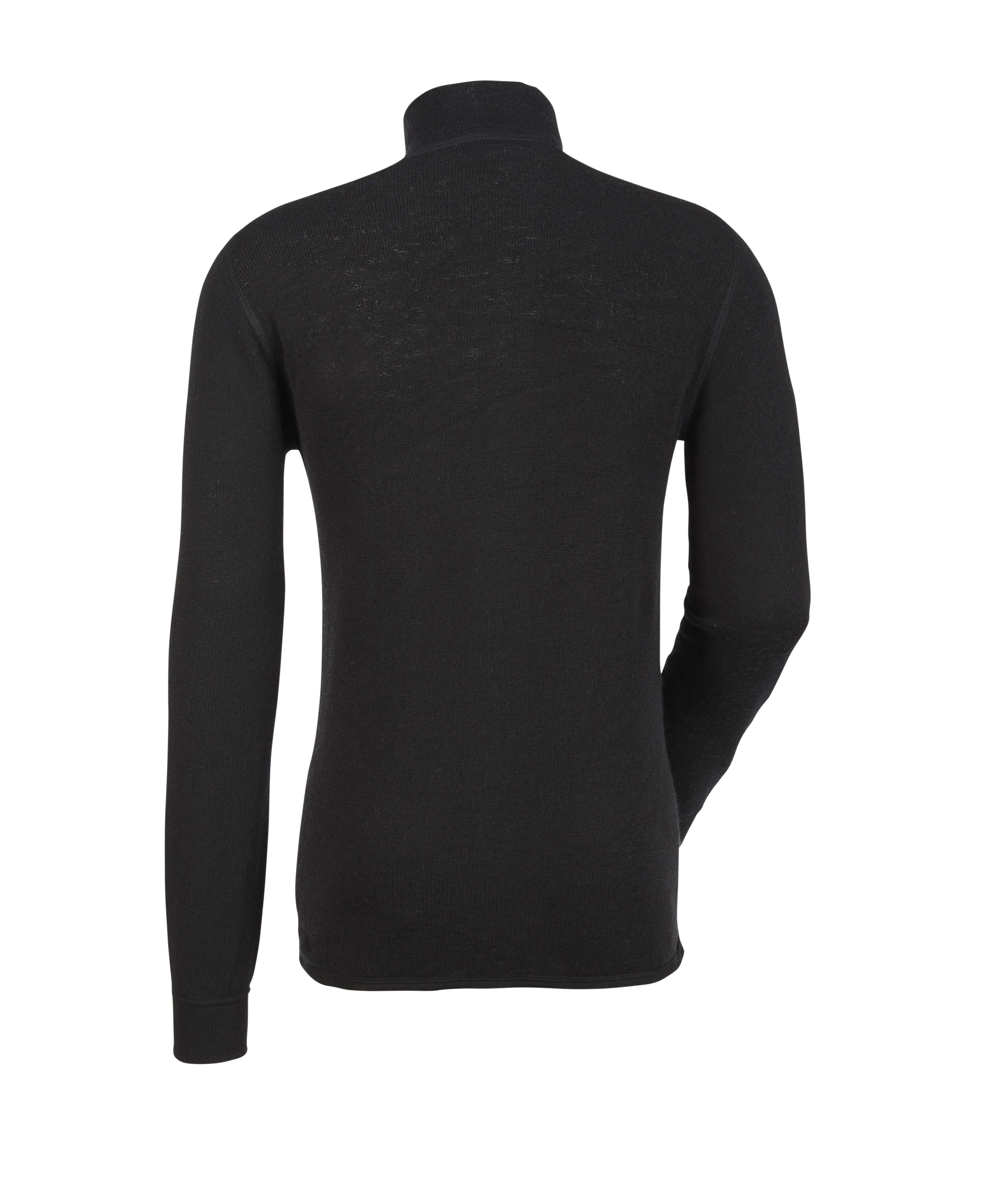 Woolpower Zip Turtleneck 200 Rollkragenhemd / Merino Shirt langarm Black - bei KOX online bestellen | XXWP7222S