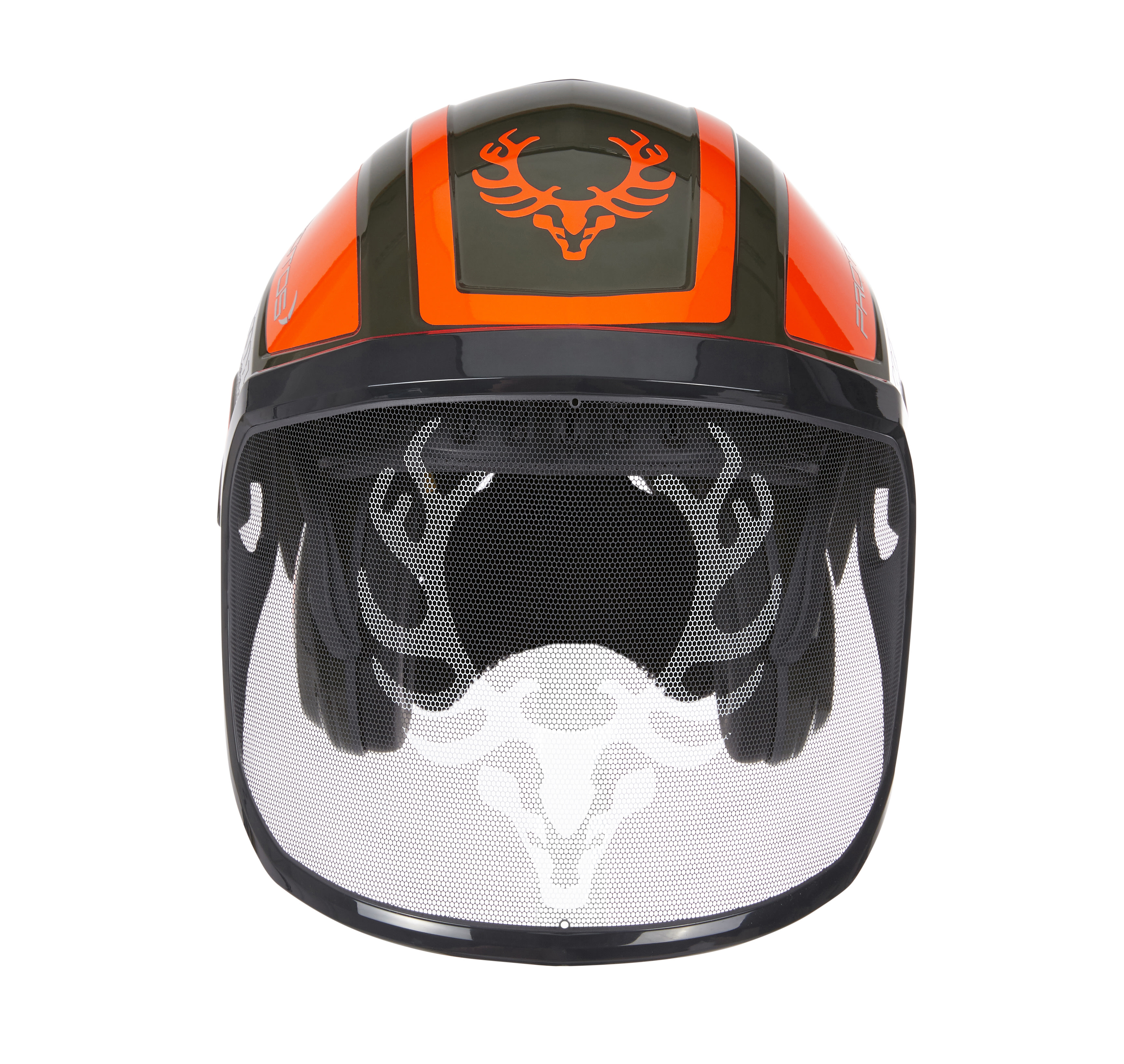  PROTOS casque forestier/casque de protection KOX Edition avec protection auditive et visire Integral Forest Vert olive/Orange fluo OneSize - commander en ligne chez KOX | XX74131 