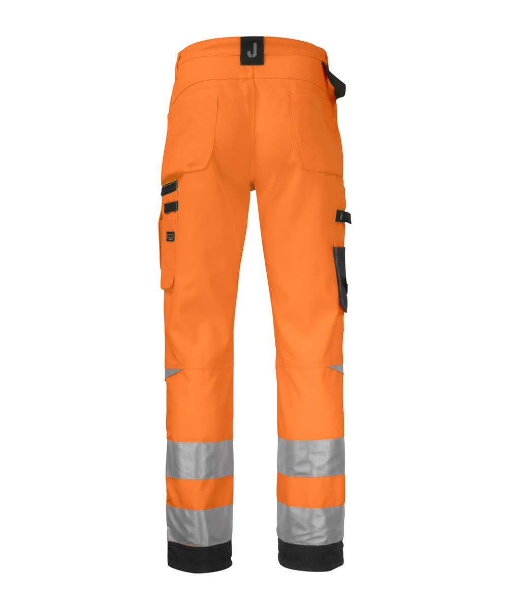 Pantalon de travail HiVis 2221 Star de Jobman orange/noir - commander en ligne chez KOX | XXJB2221O