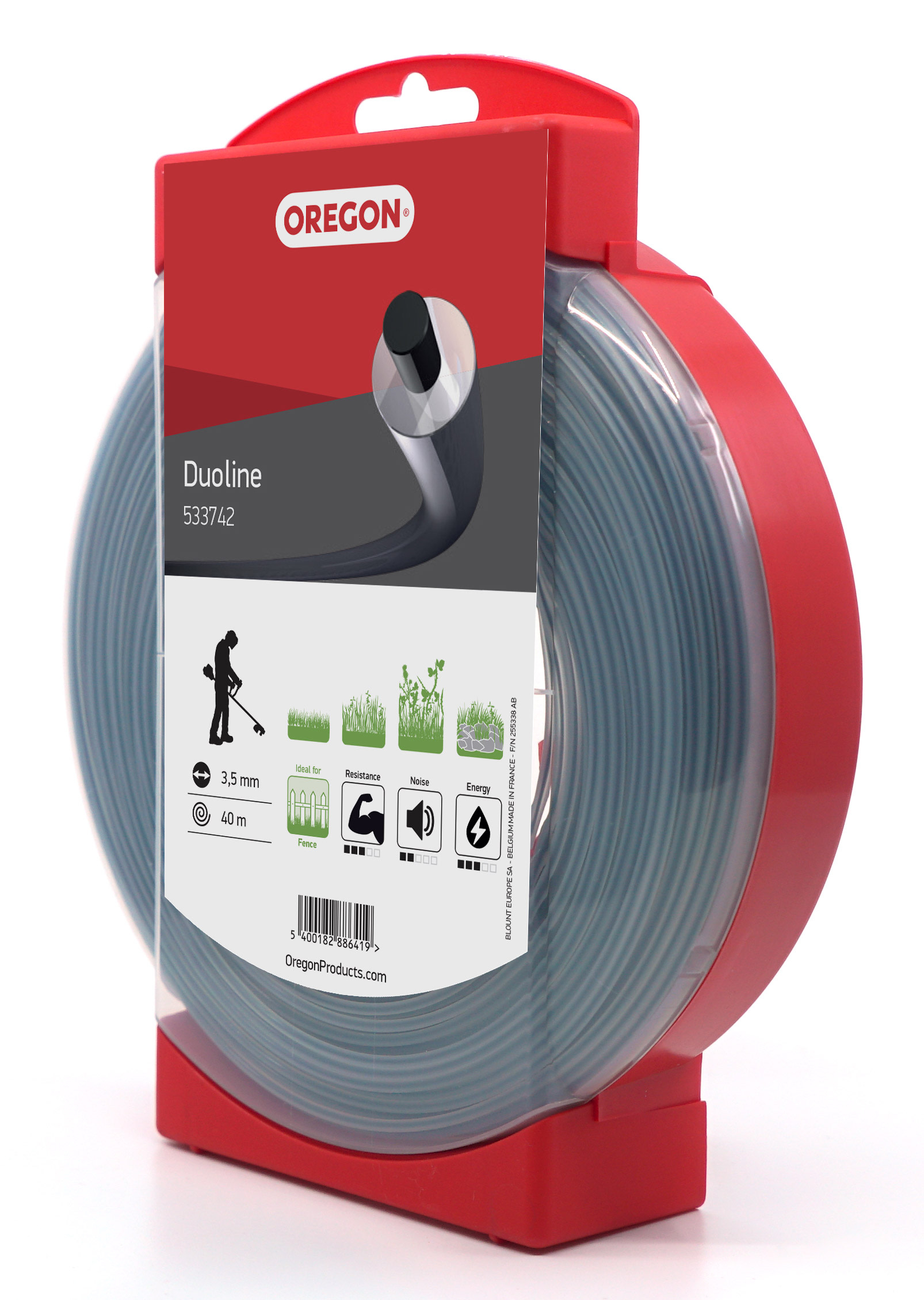  Oregon Duoline Freischneidefaden 3, 5 mm Durchmesser, 40 m Lnge - bei KOX online bestellen | 533742 