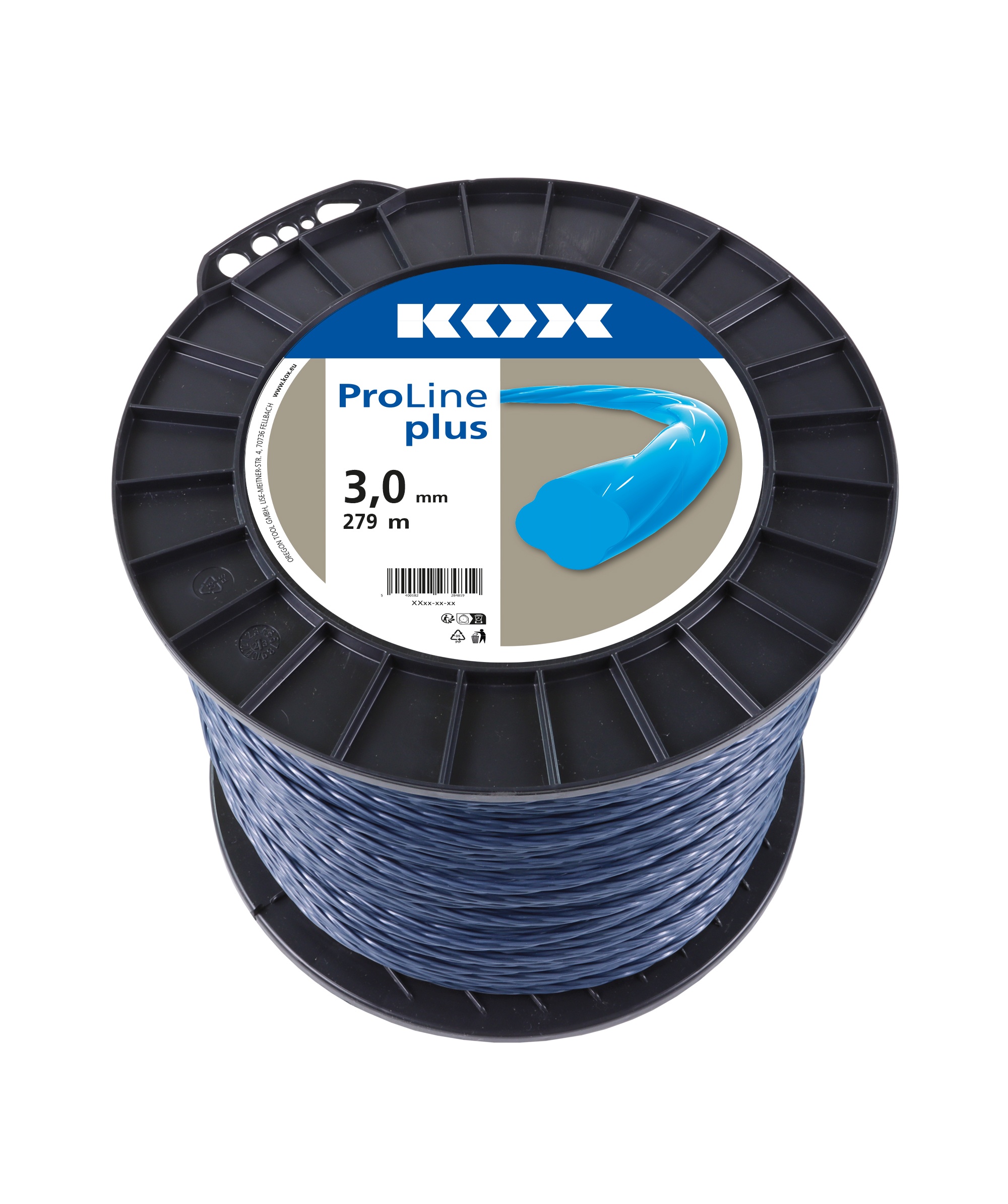  KOX Freischneidefaden ProLine Plus twist 3, 0 mm Durchmesser, 279 m Lnge - bei KOX online bestellen | XXF219-30-21 