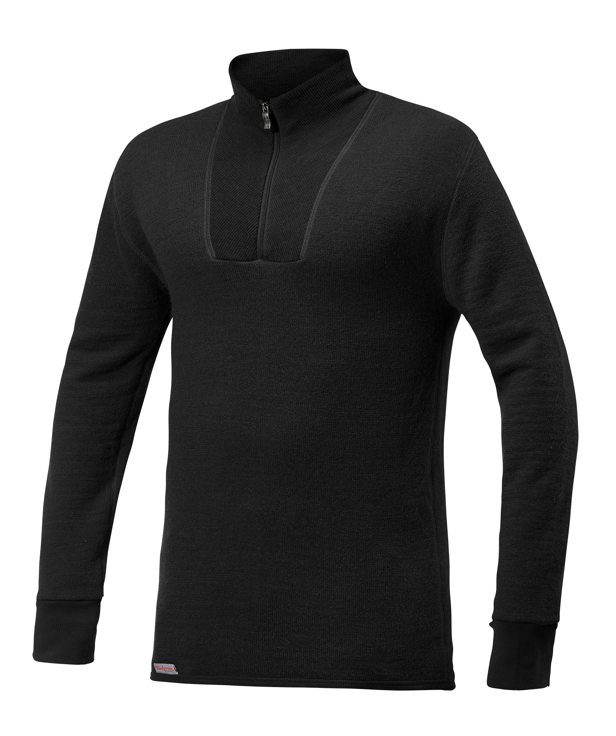 Woolpower Zip Turtleneck 200 Rollkragenhemd / Merino Shirt langarm Black - bei KOX online bestellen | XXWP7222S