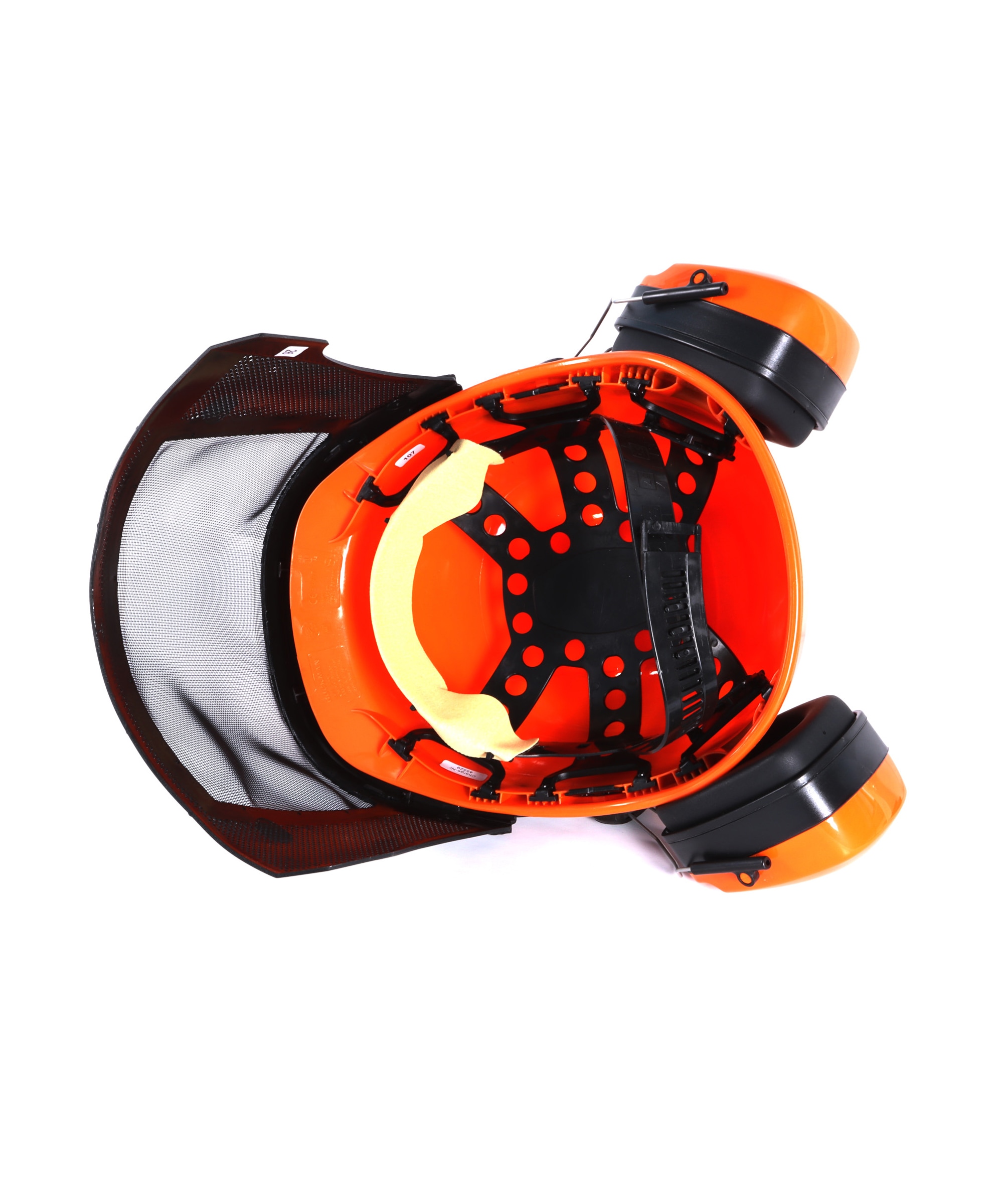 Casque forestier Enha avec protection anti-bruit et visire OAK Orange - commander en ligne chez KOX | XX74106-02