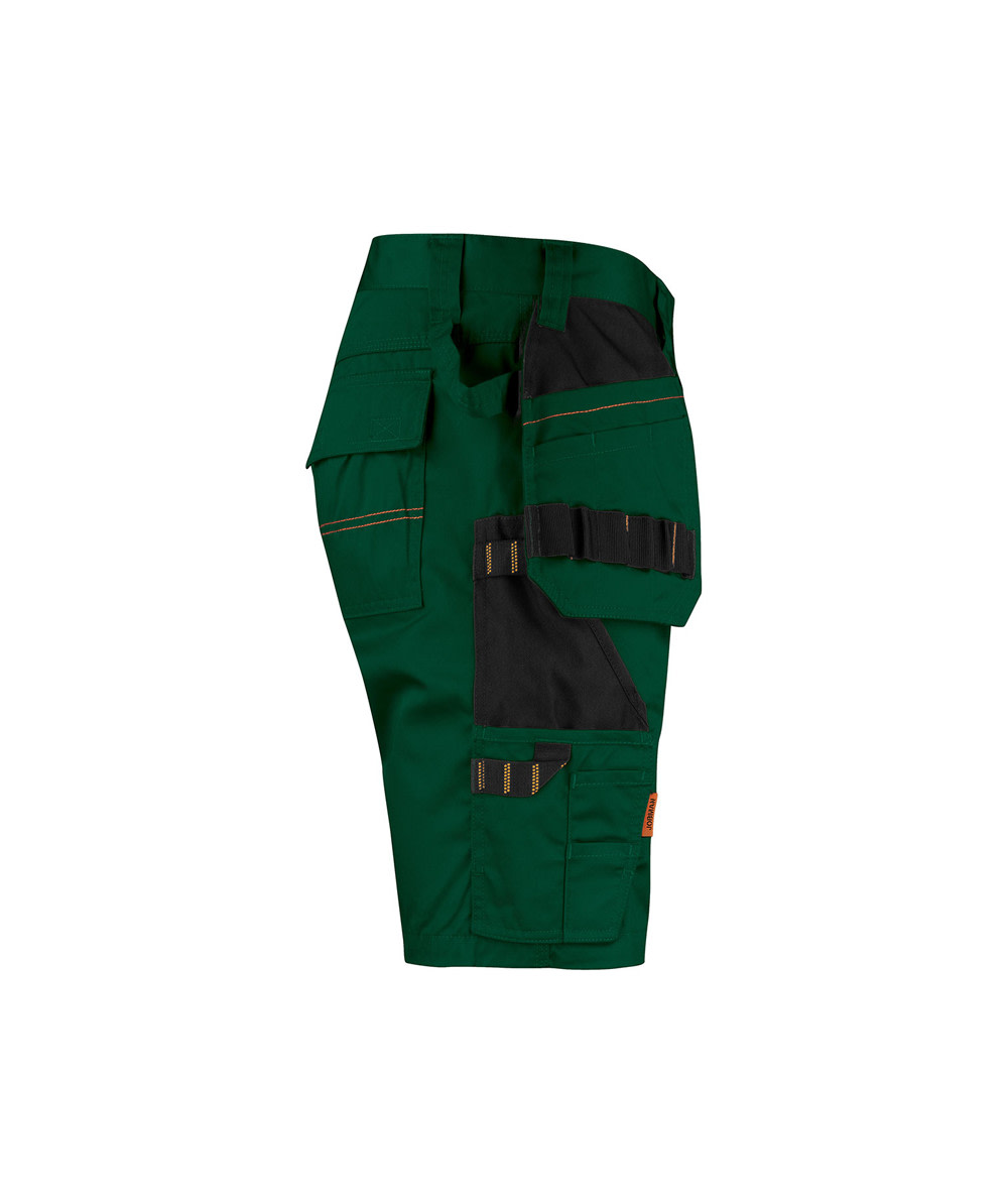 Short de travail Jobman 2722 vert/noir - commander en ligne chez KOX | XXJB2722GR