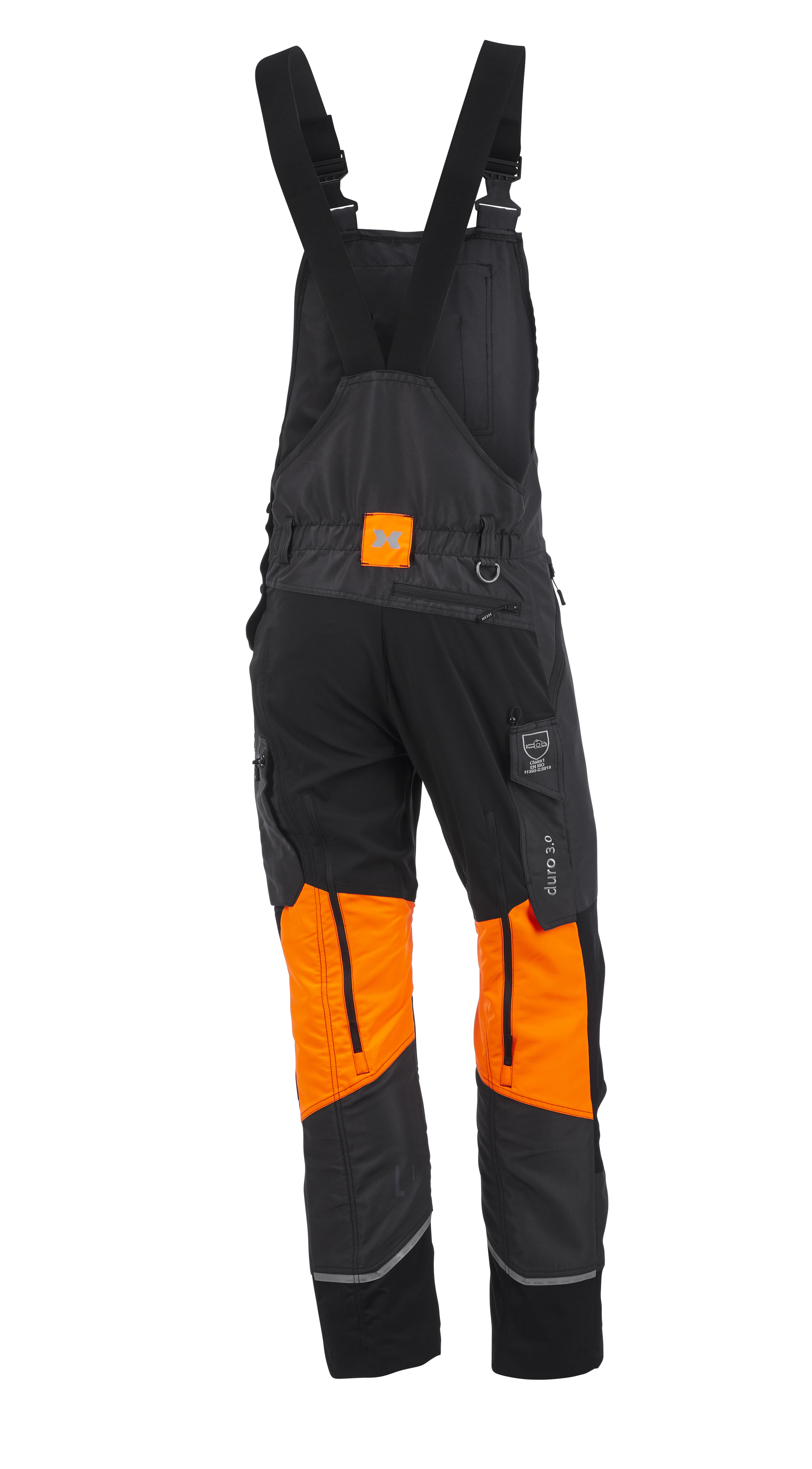 KOX Duro 3.0 Zaagbroekmodel antraciet/oranje - bij KOX online bestellen | XX71115