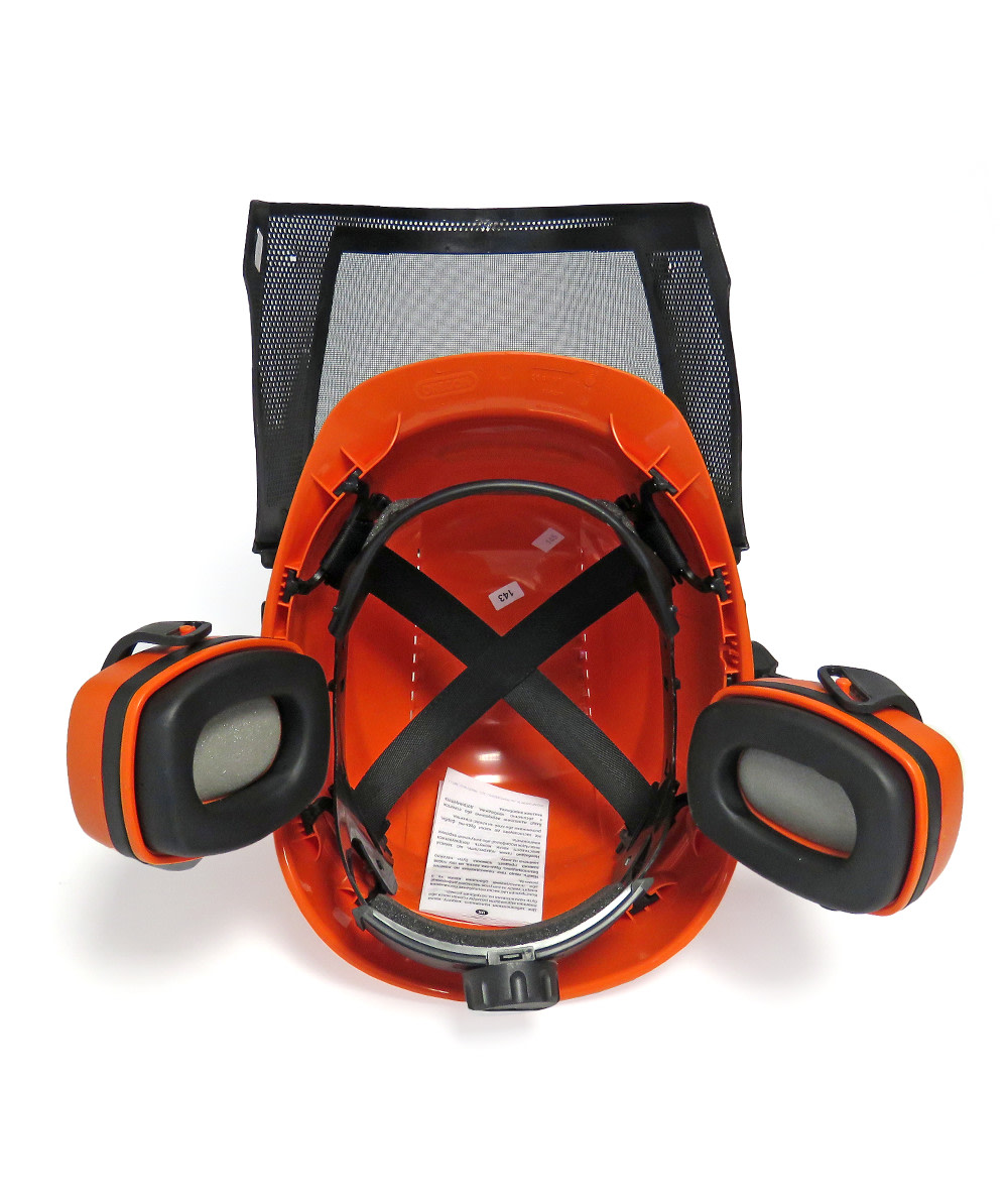 Oregon Forsthelm / Schutzhelm mit Visier und Gehrschutz Waipoua Orange - bei KOX online bestellen | 562413