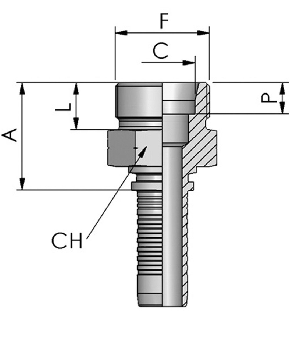  FB Hydraulic Pressnippel CEL - bij KOX online bestellen | XXST4331-0000 